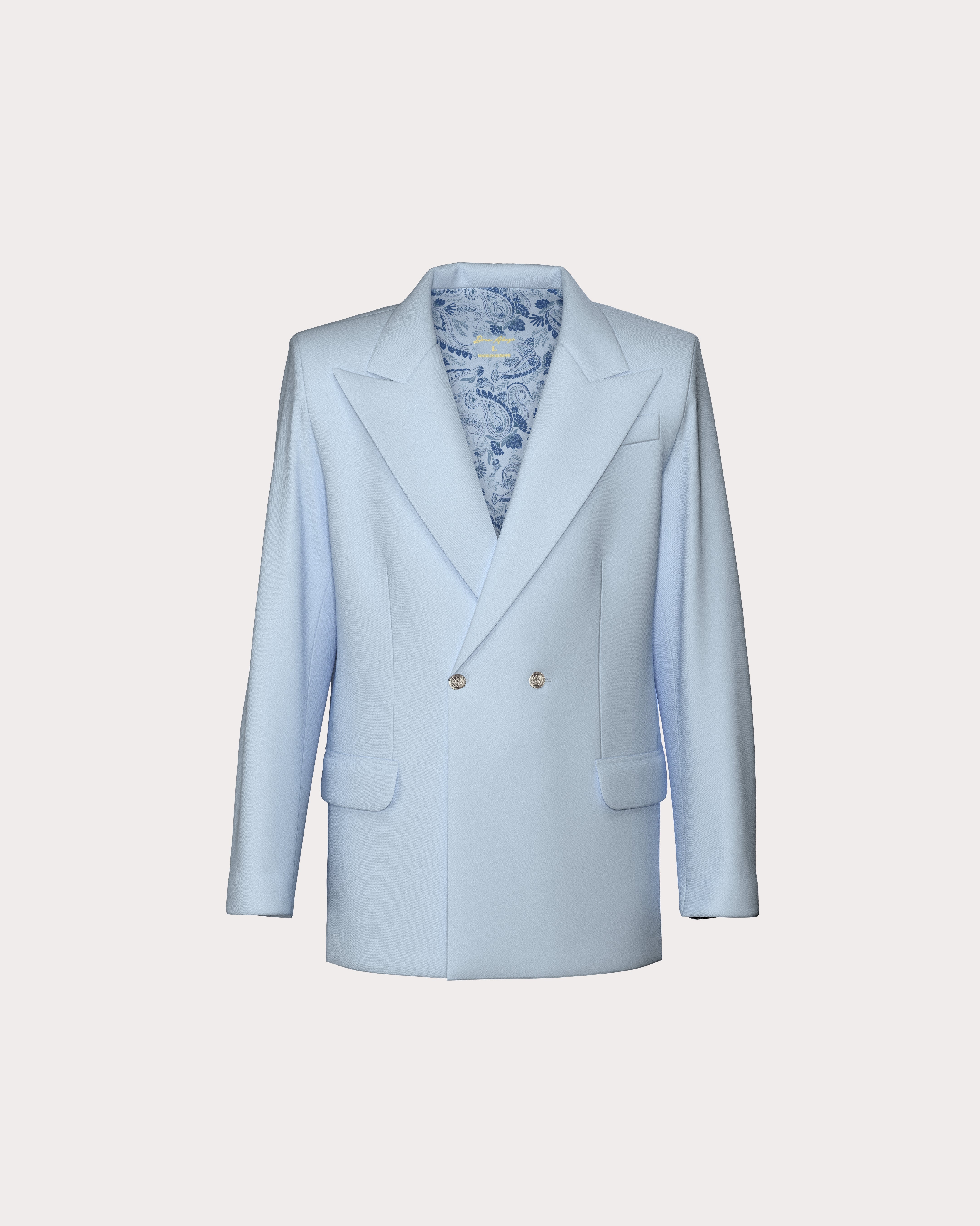 Pinstripe Double-Breasted Suit