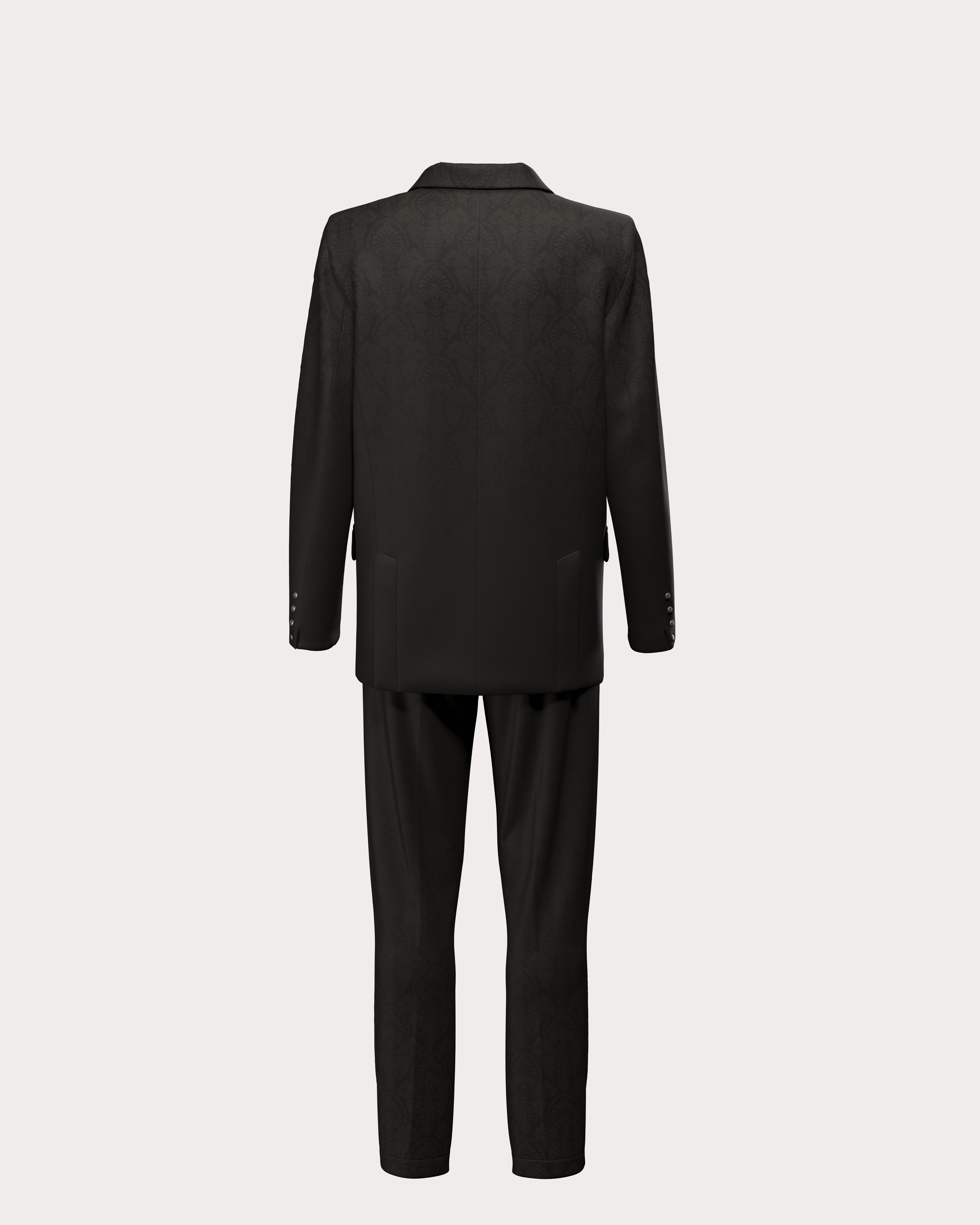 Ornament Double-Breasted Suit