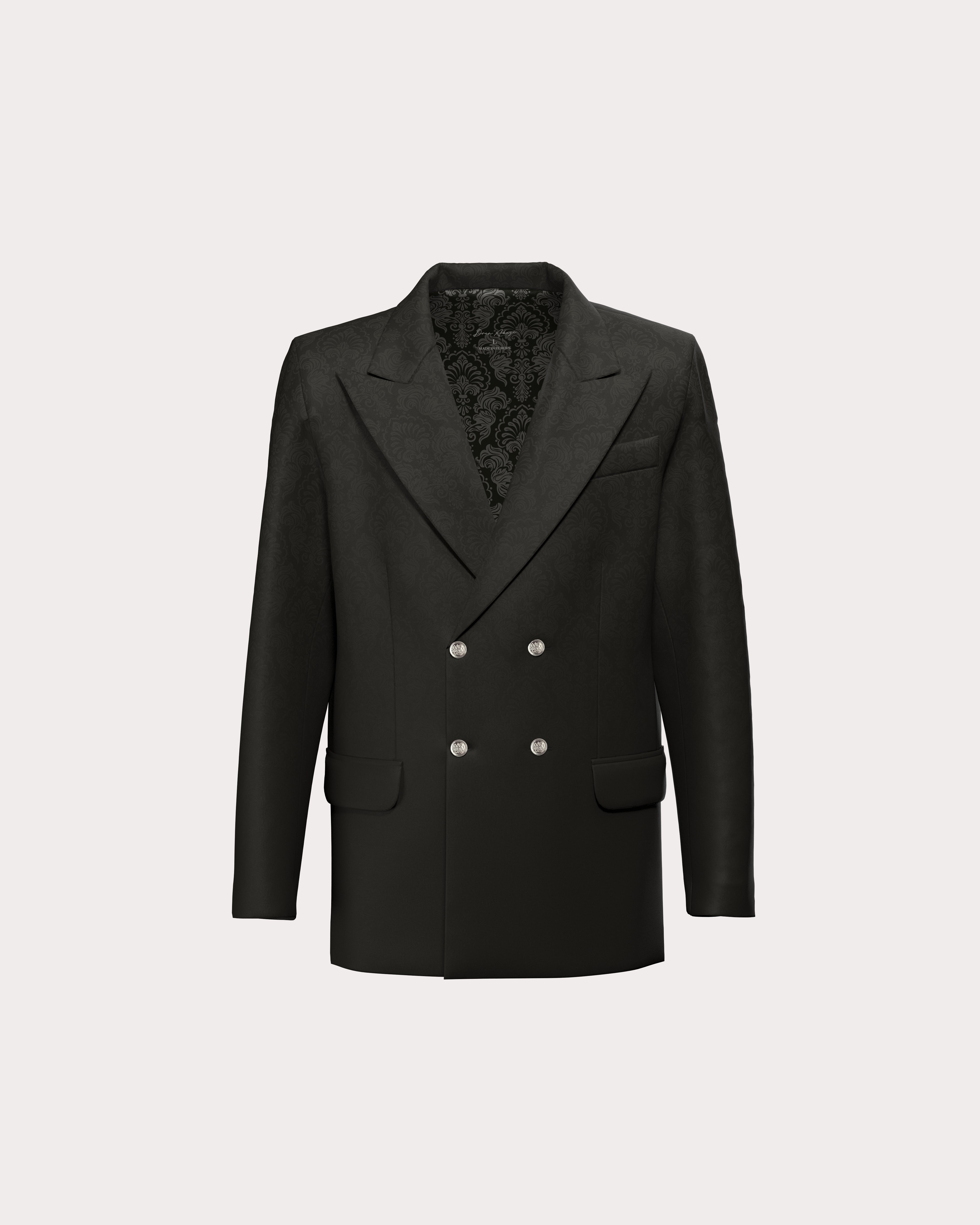 Ornament Double-Breasted Suit