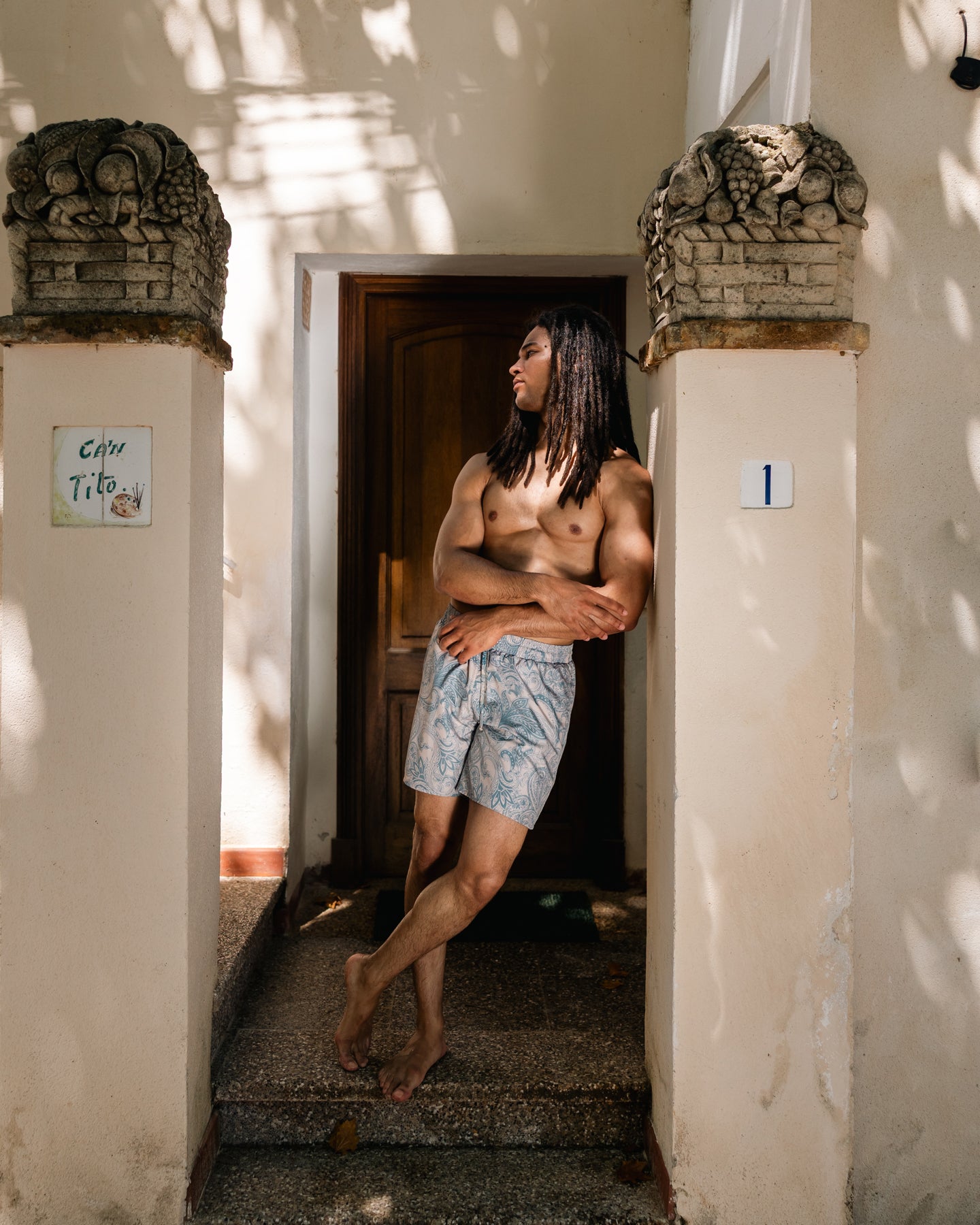Nereus Paisley Swim Shorts