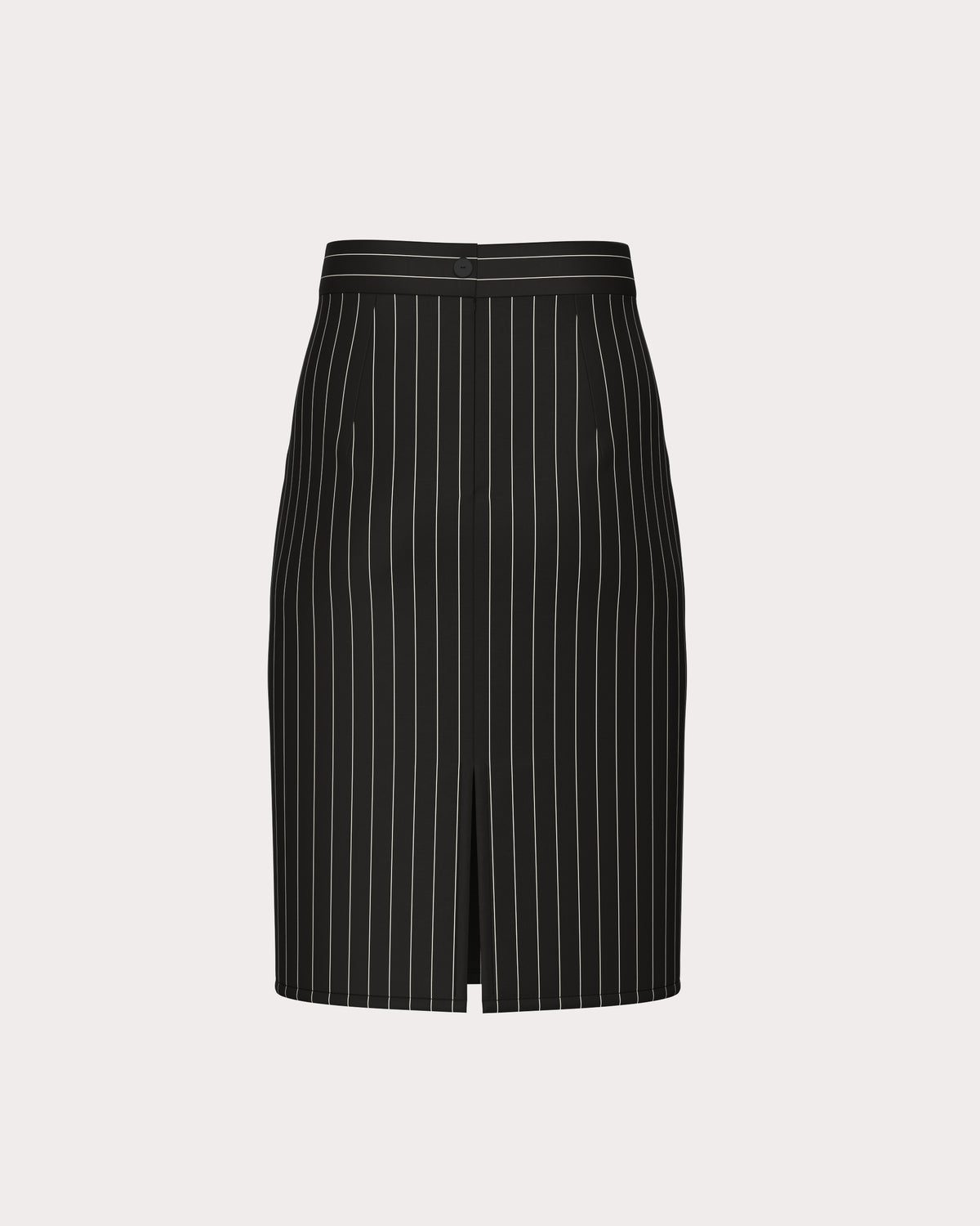 Pinstripe Pencil Skirt