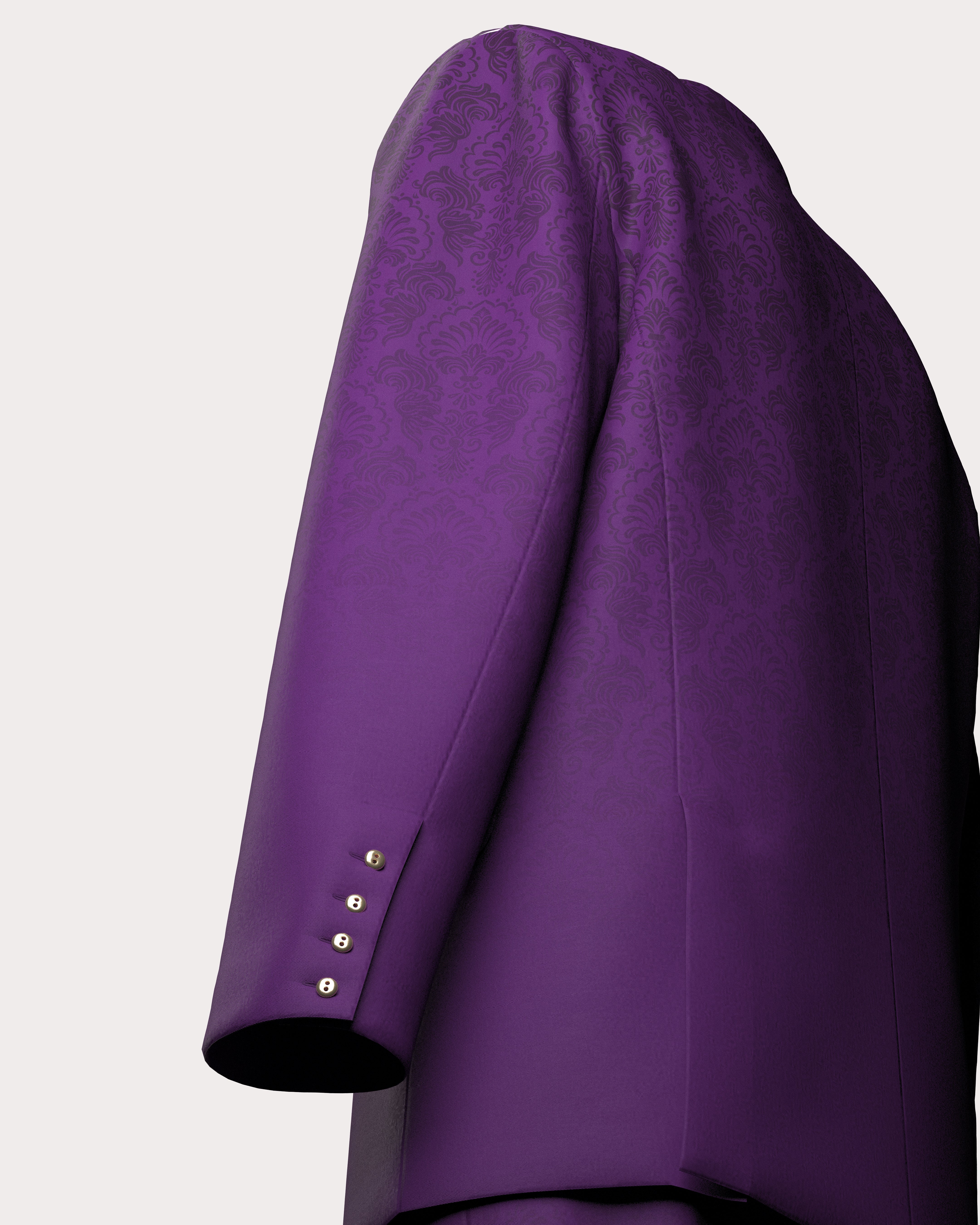Ornament Double-Breasted Suit