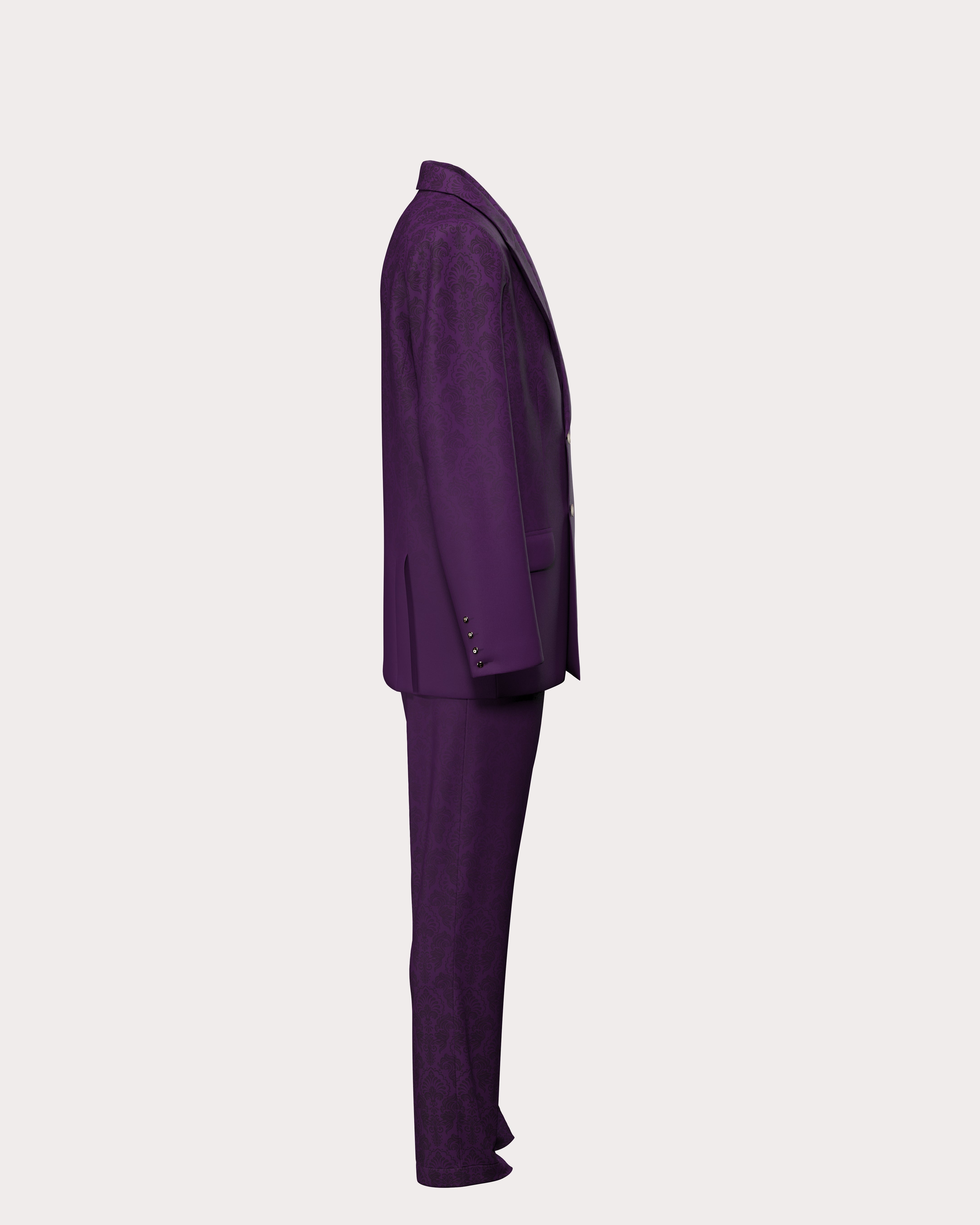 Ornament Double-Breasted Suit