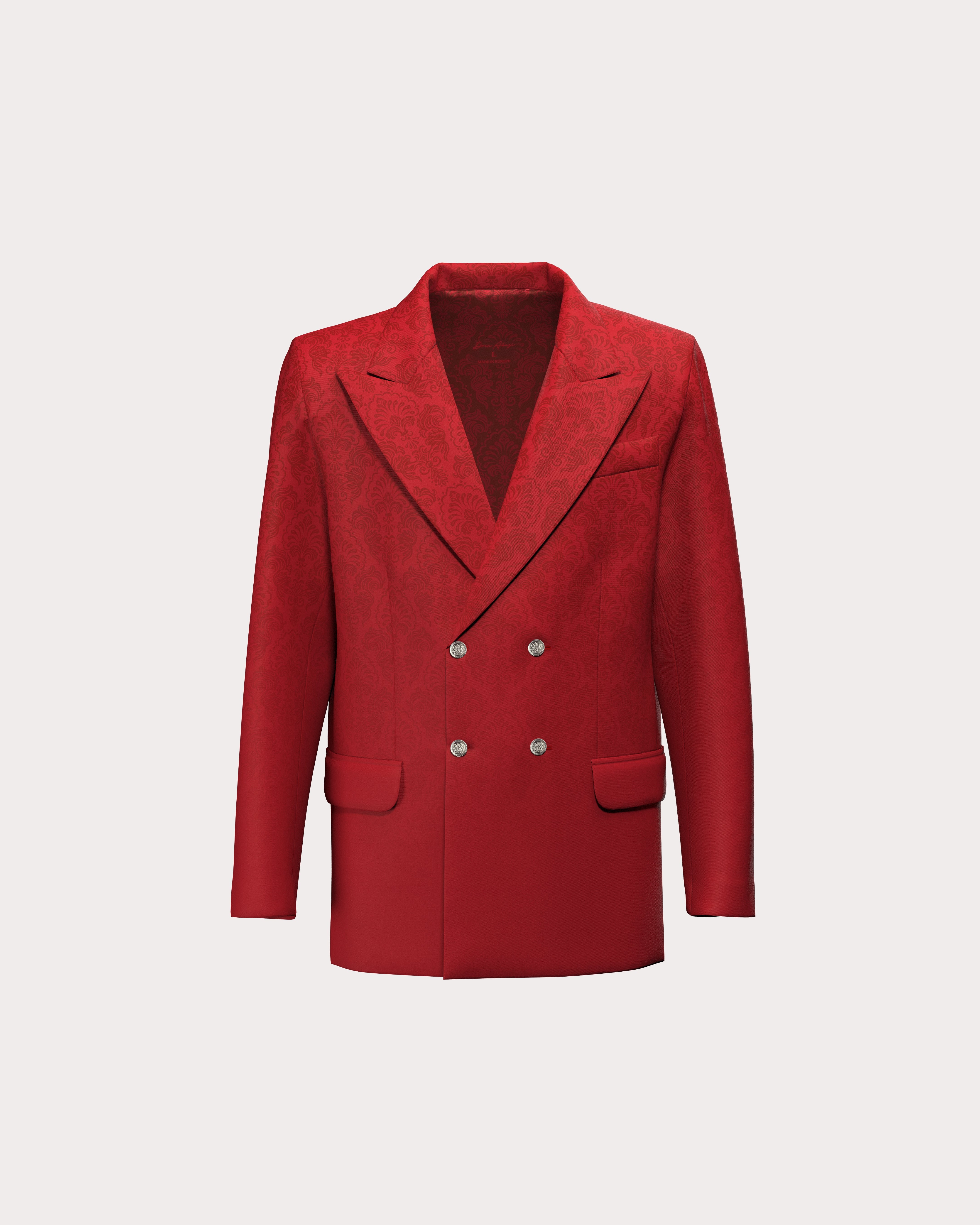 Ornament Double-Breasted Suit