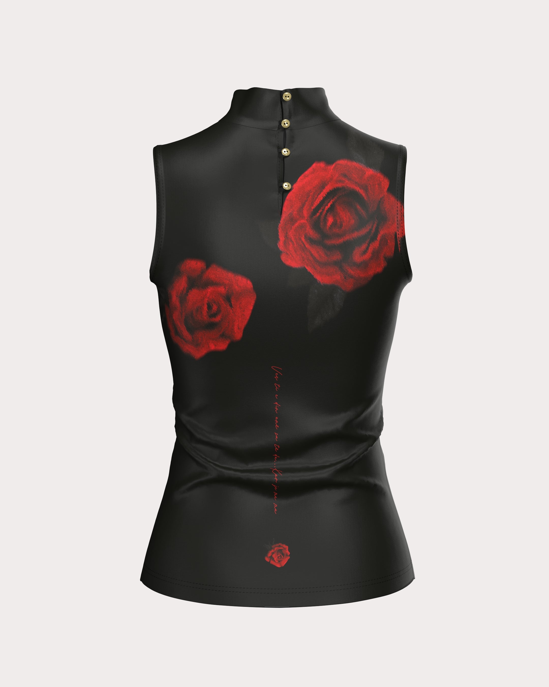 Sleeveless Turtleneck Shirt