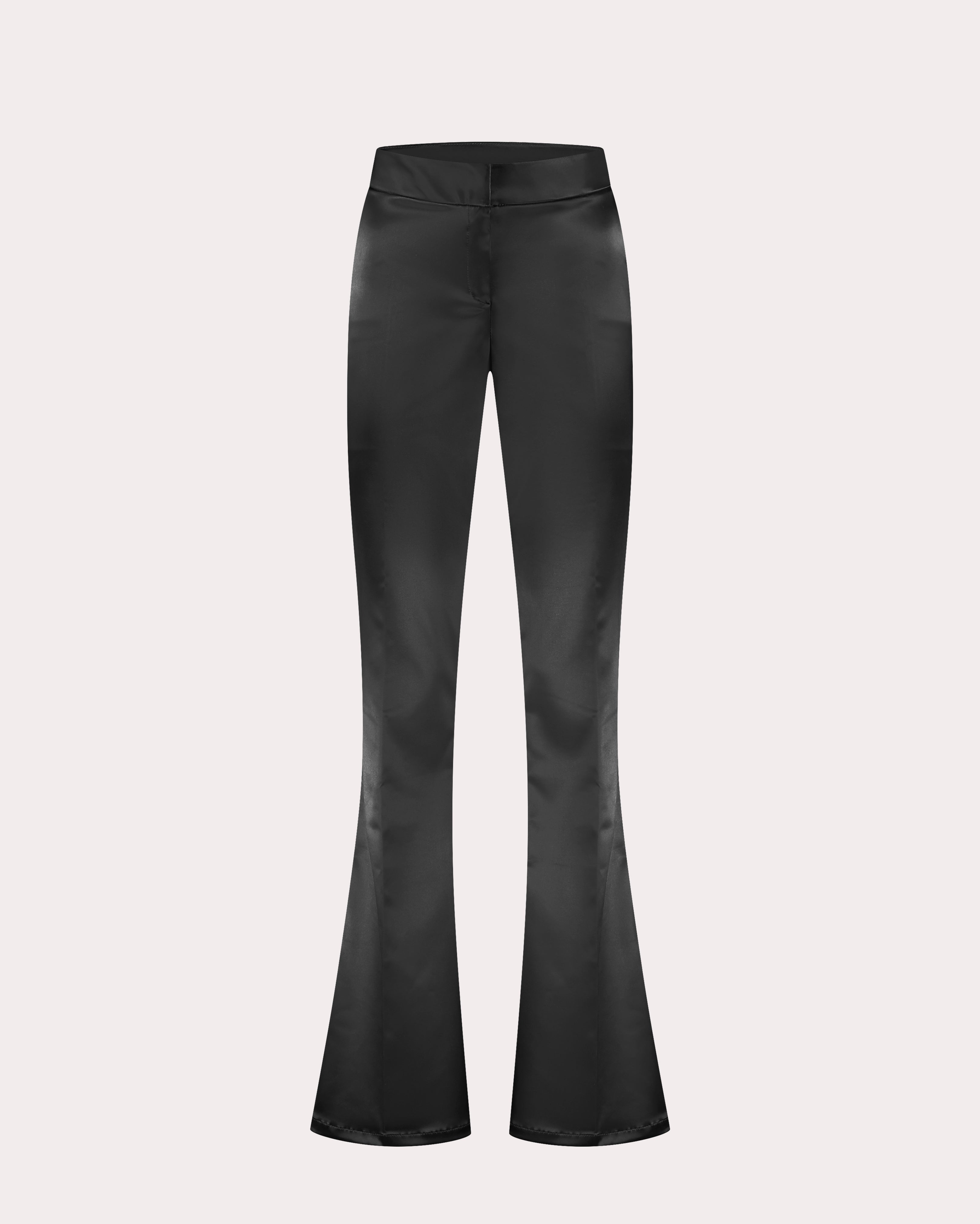 Women's Satin Flare Pants