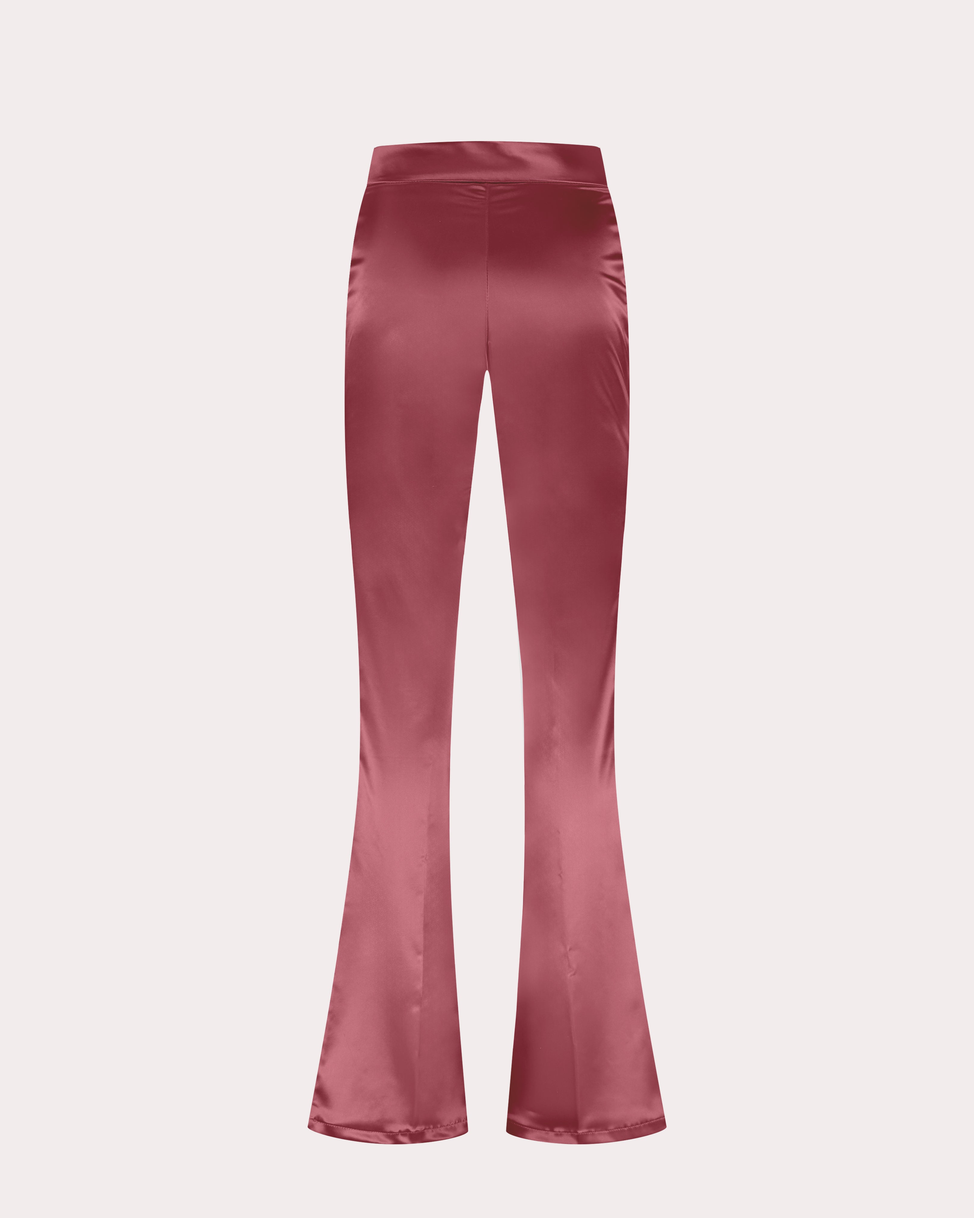 Women's Satin Flare Pants