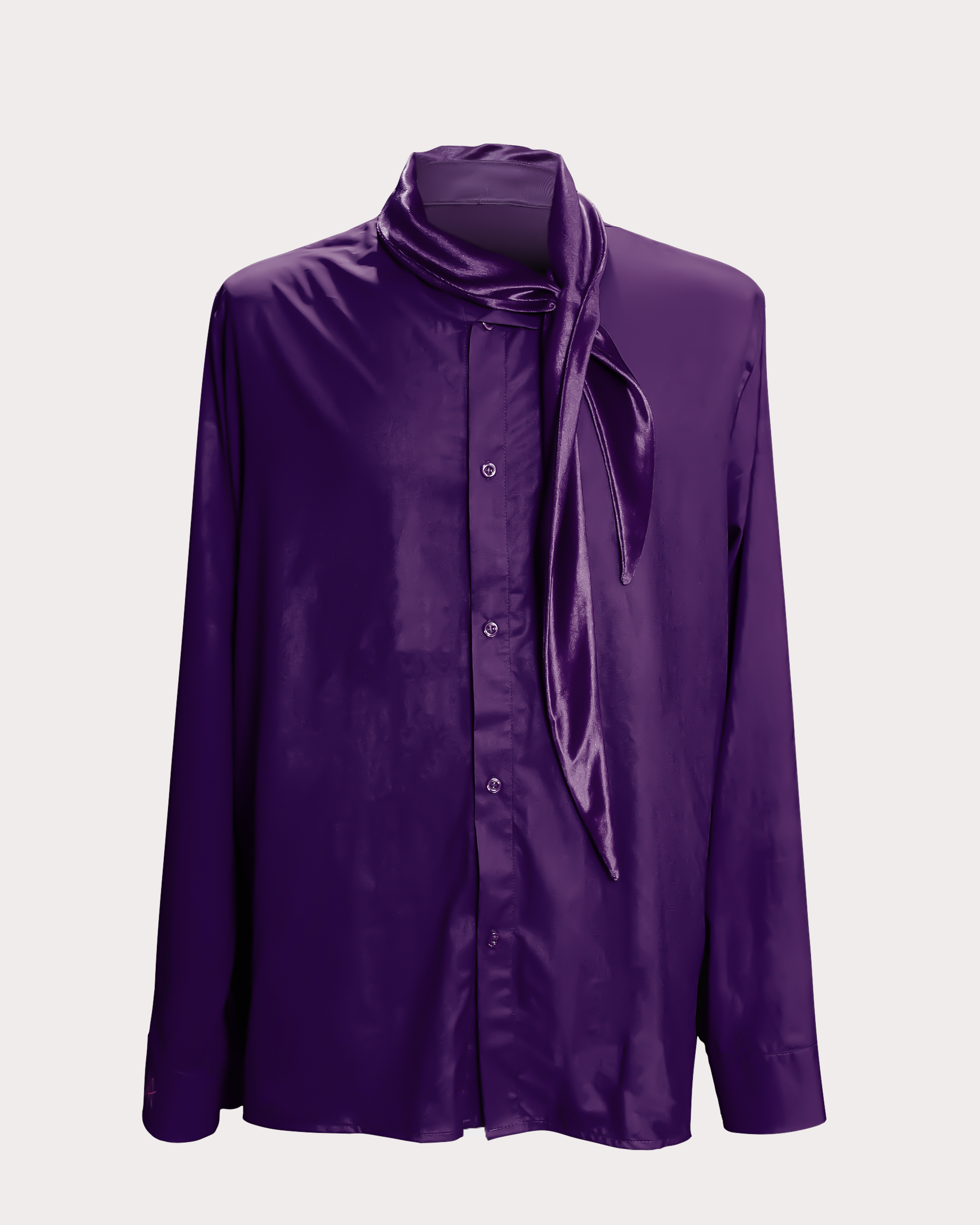 Men's Microlight Shawl Collar Shirt