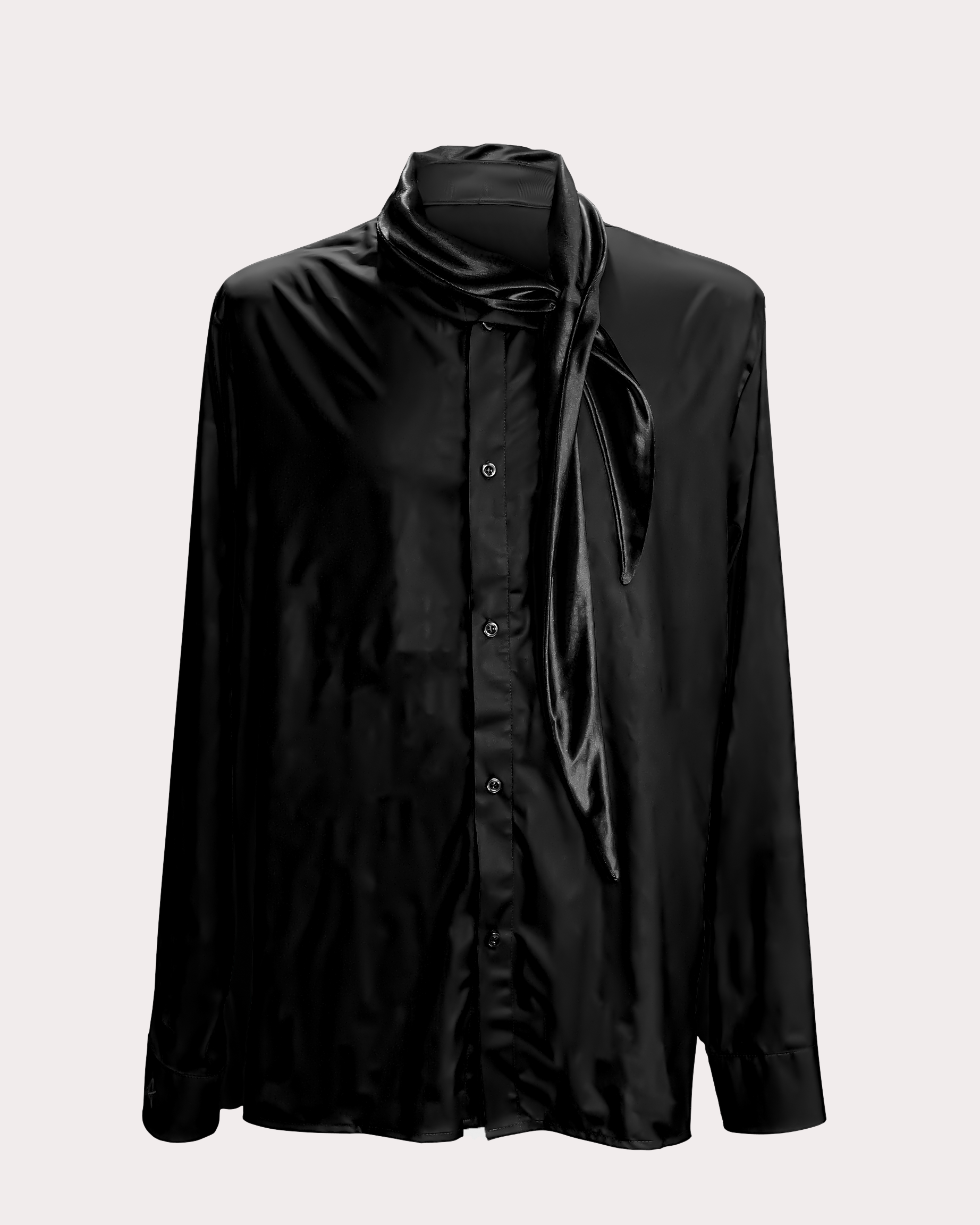 Men's Microlight Shawl Collar Shirt