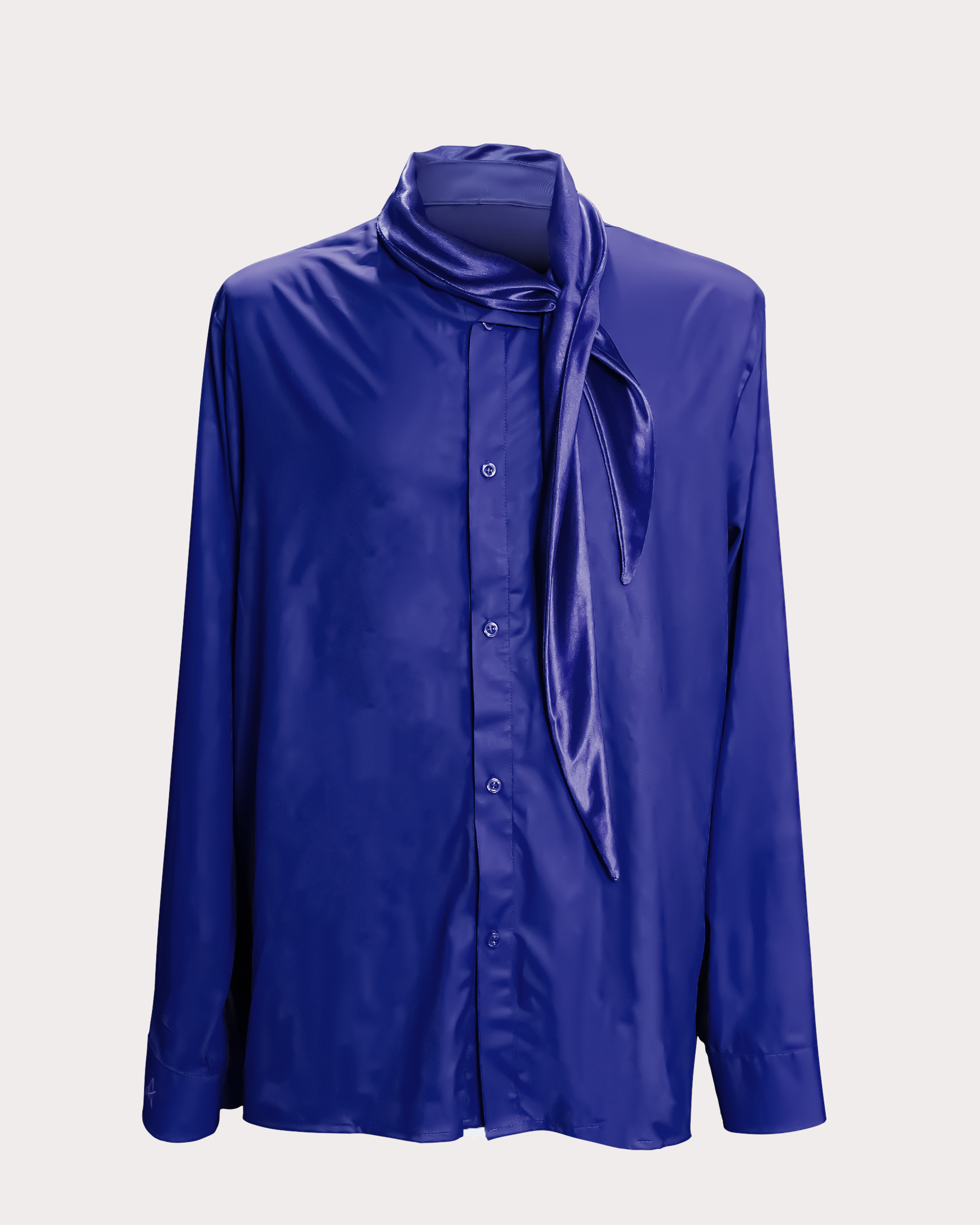 Men's Microlight Shawl Collar Shirt