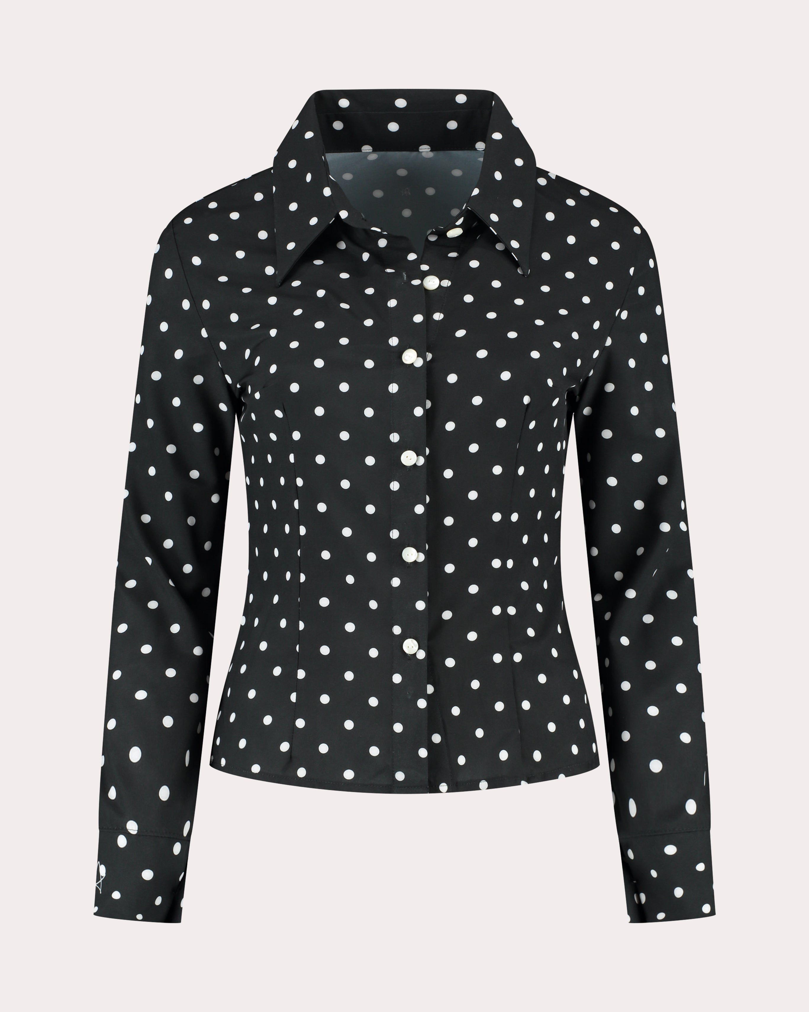 Women's Microlight Polka Dot Shirt