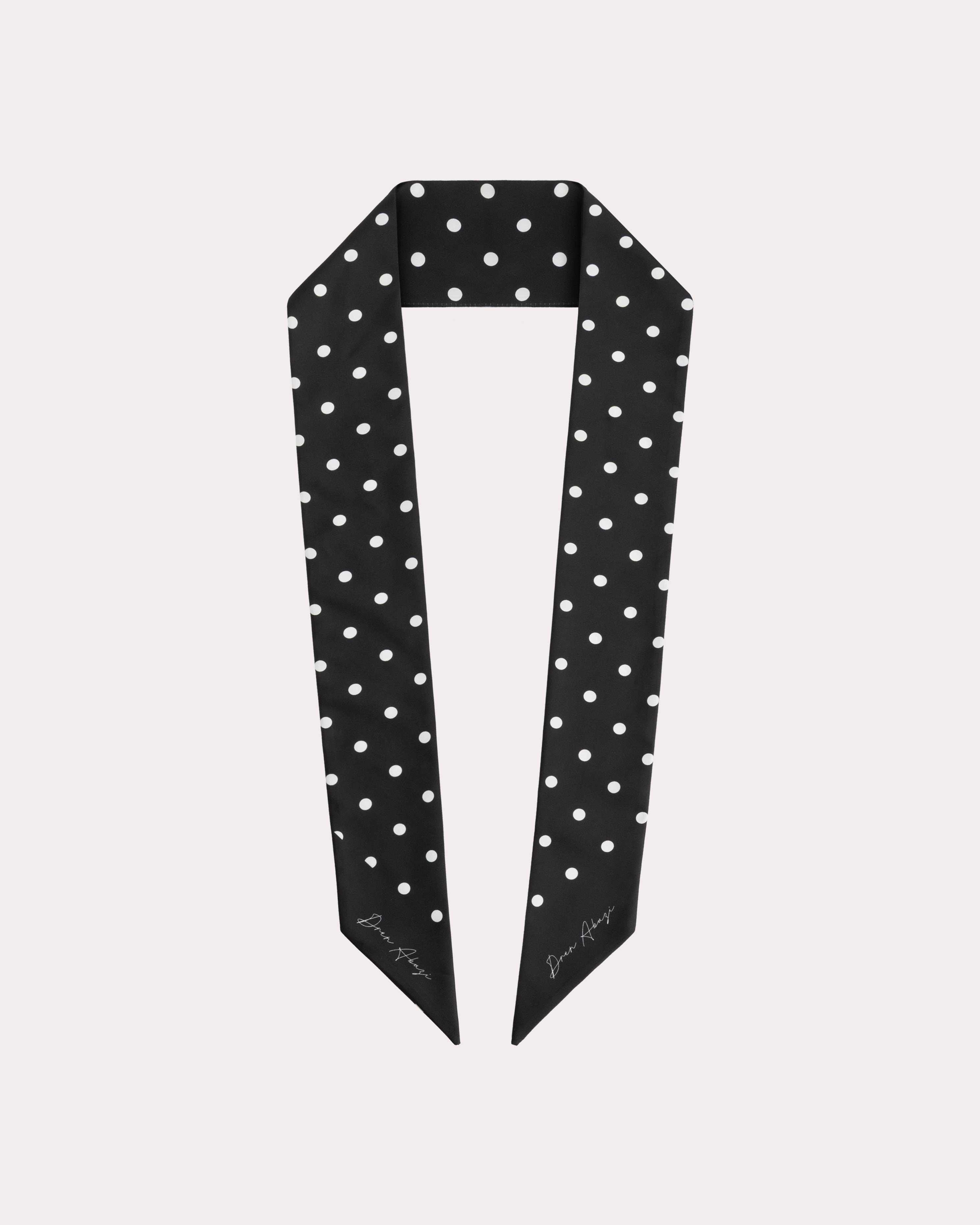Polka Dots Twilly Satin Scarf
