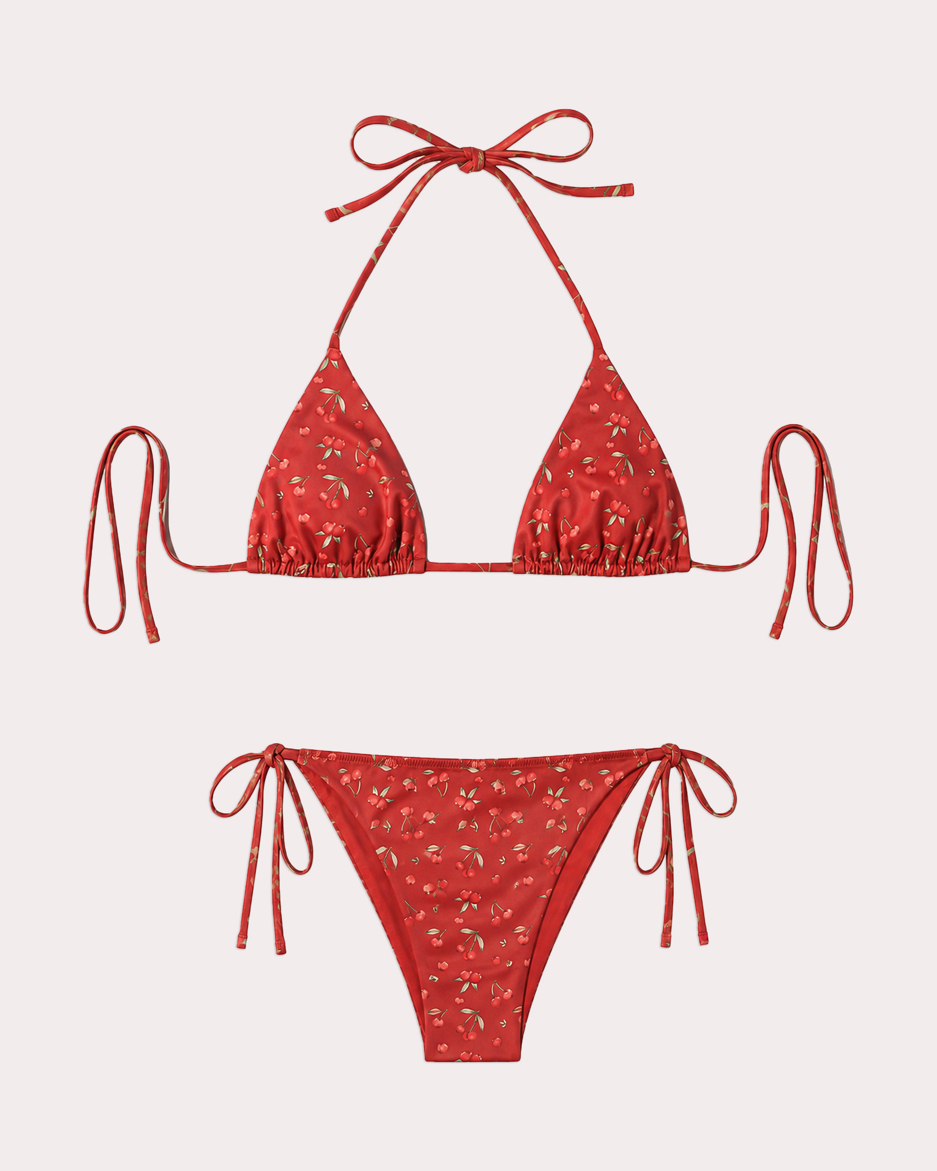 Serena Cherry Bikini Set