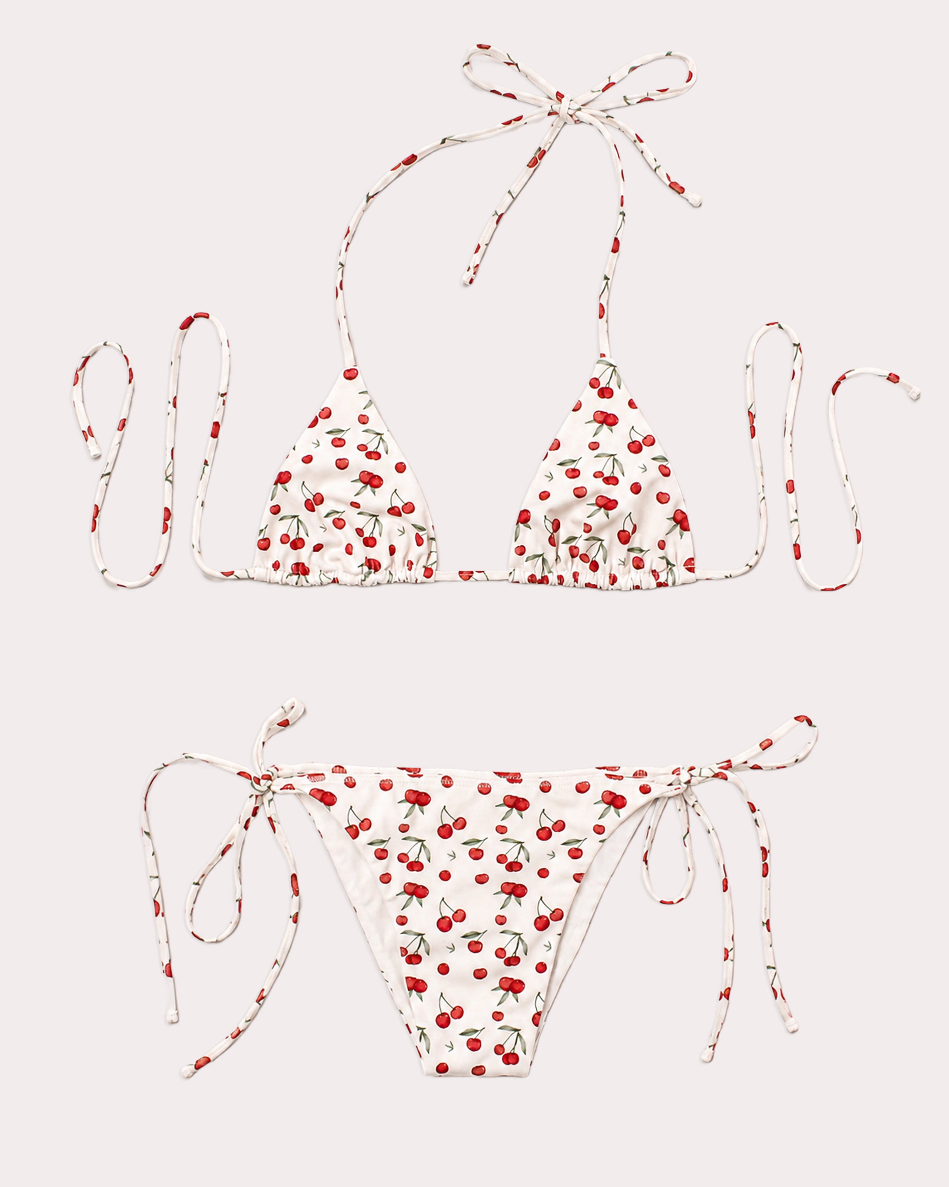 Serena Cherry Bikini Set