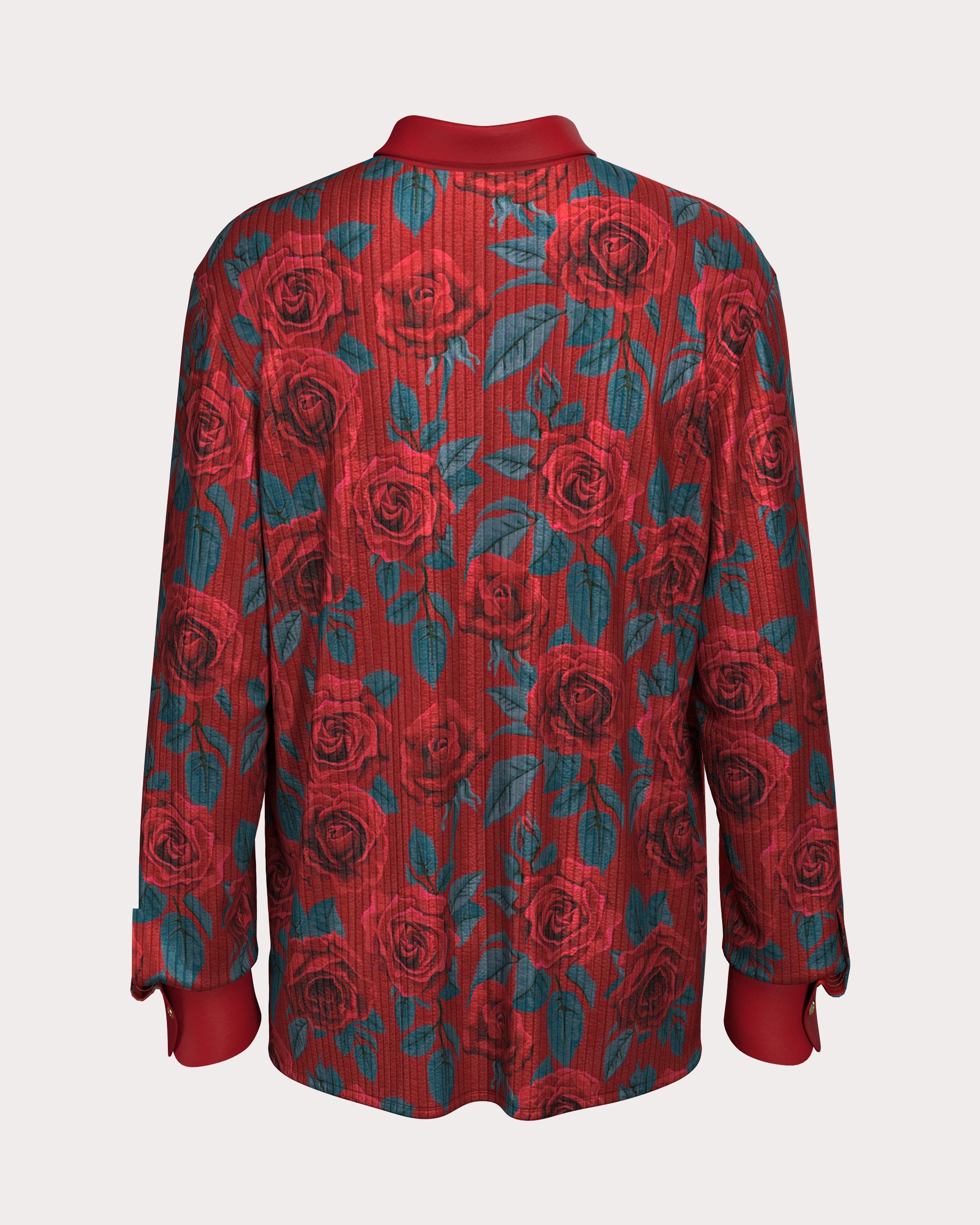 Unisex Contour Stripe Printed Shirt