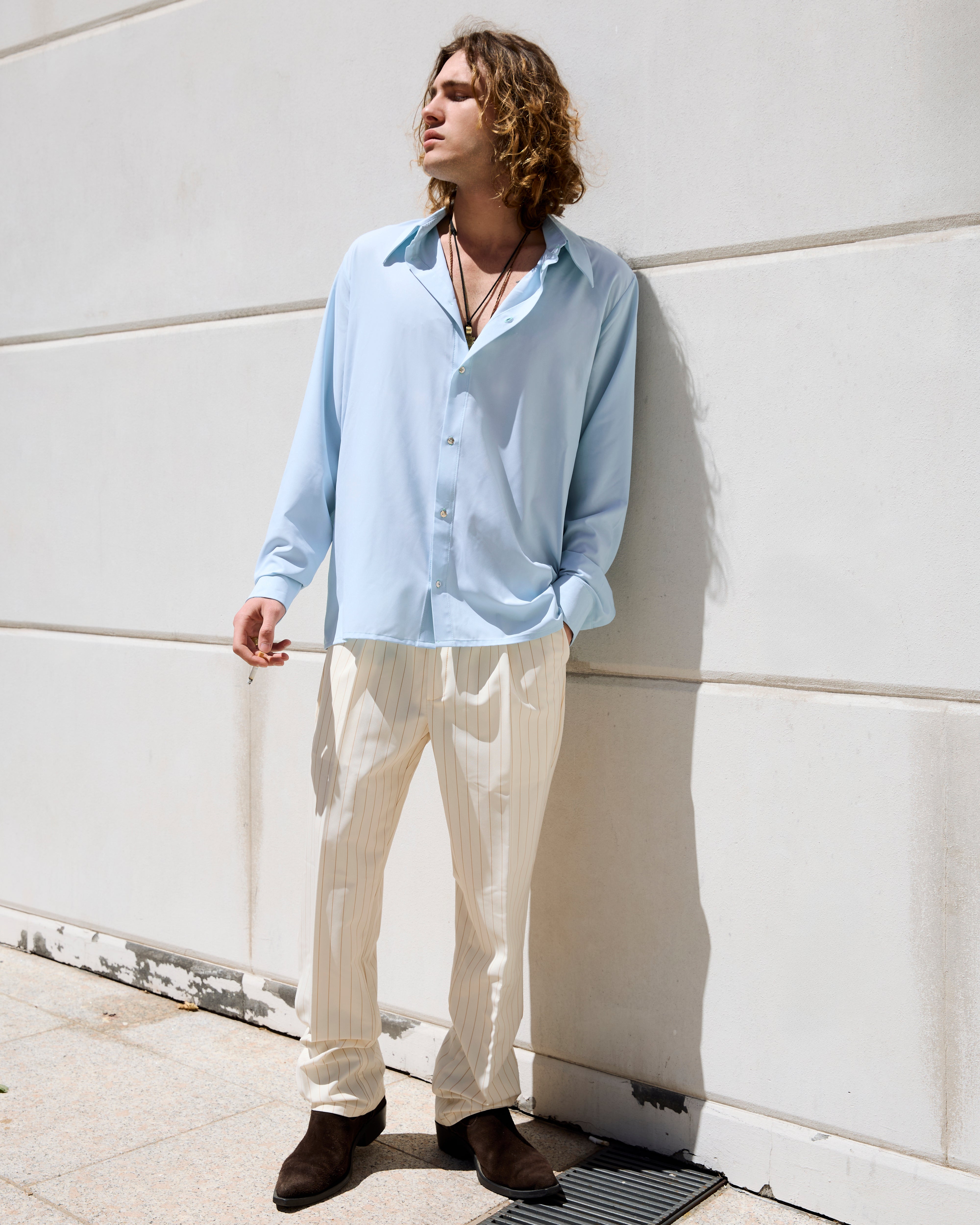 Men's High-Rise Tailored Pants