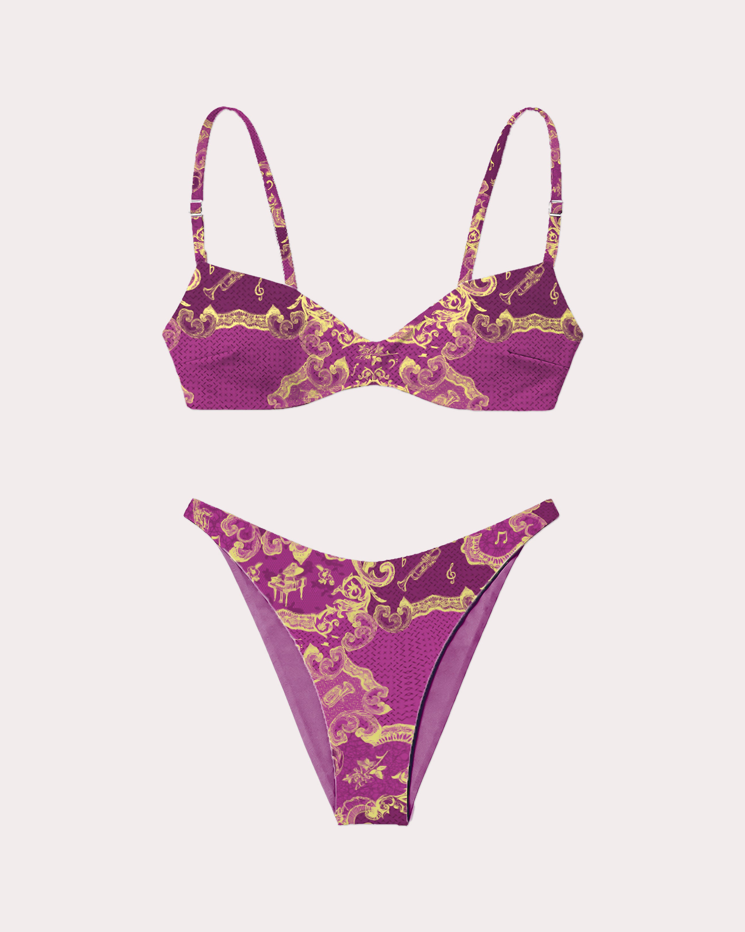 Sherry Ornamental Bikini Set