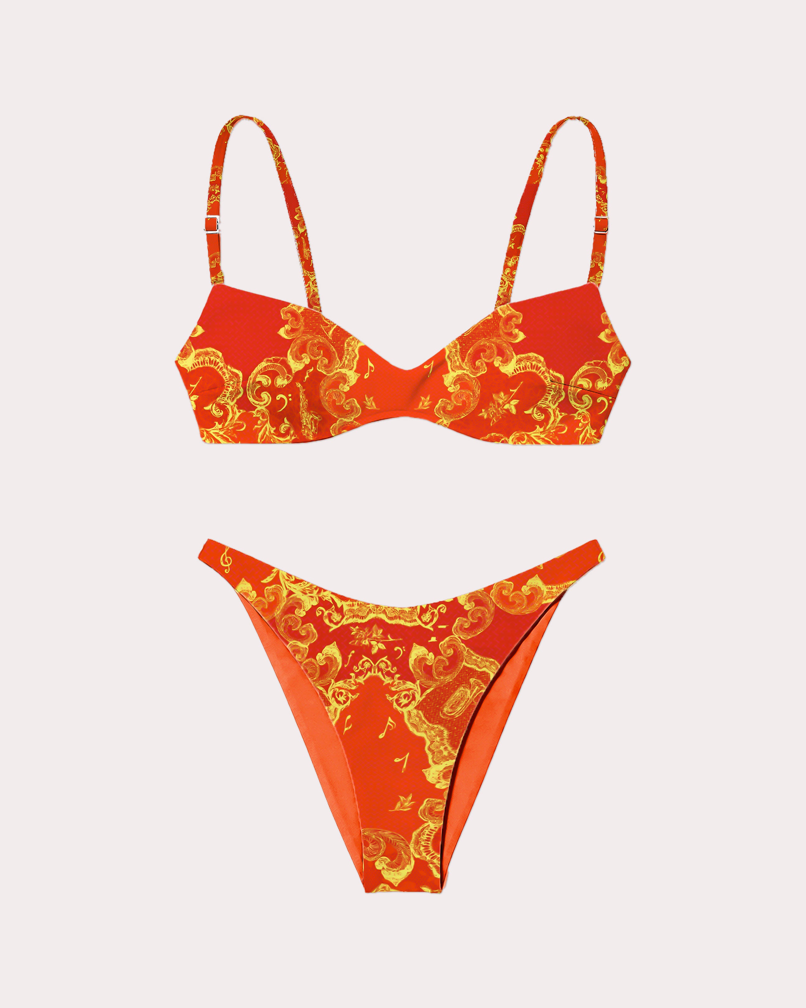 Sherry Ornamental Bikini Set