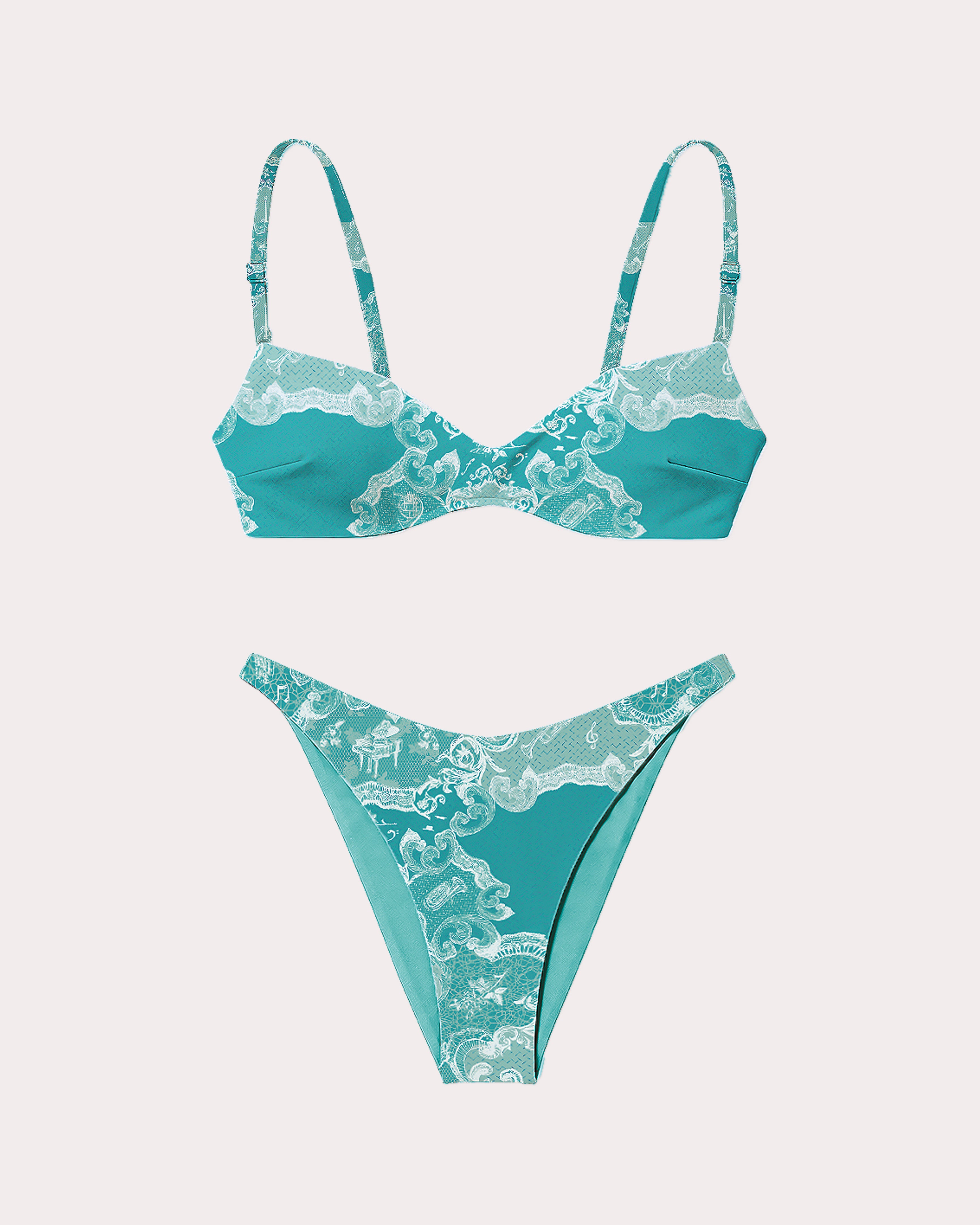 Sherry Ornamental Bikini Set