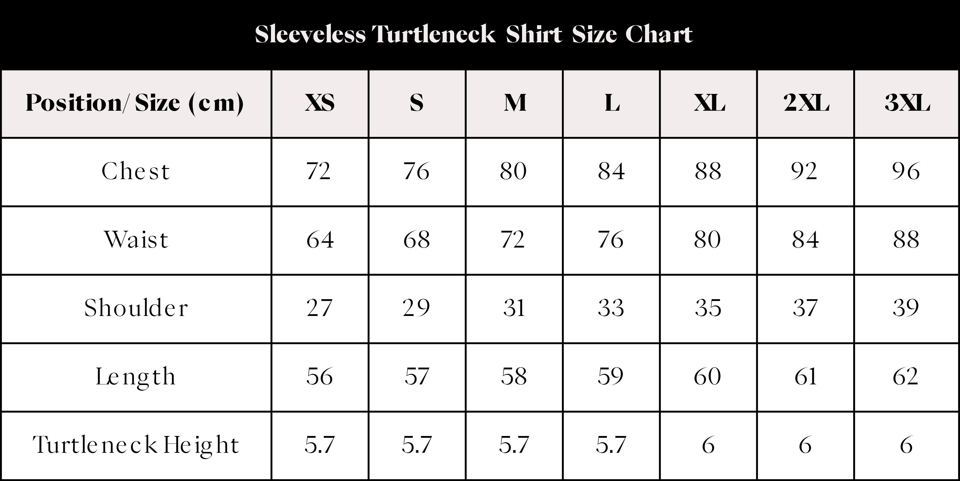 Sleeveless Turtleneck Shirt