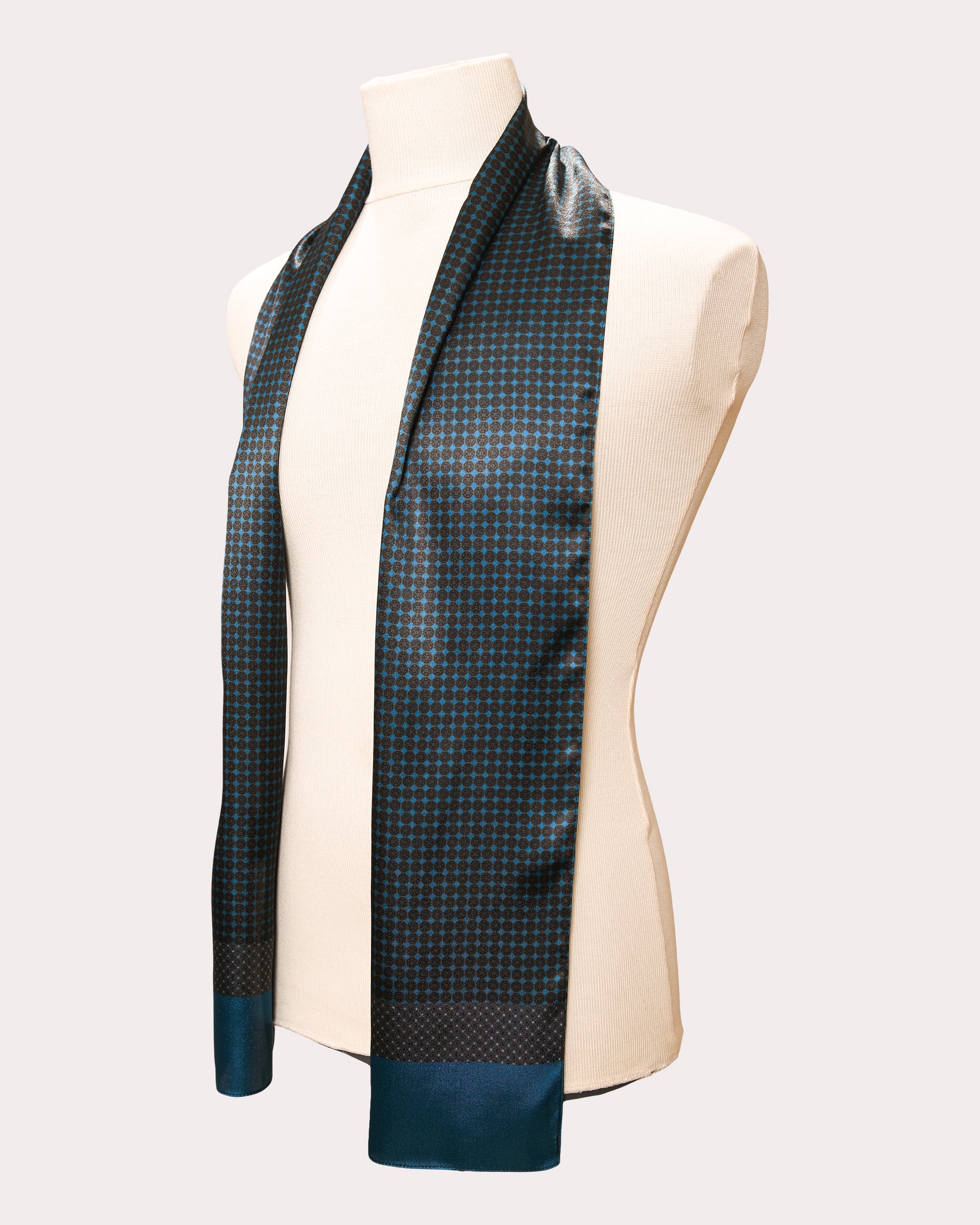 Medallion Satin Scarf