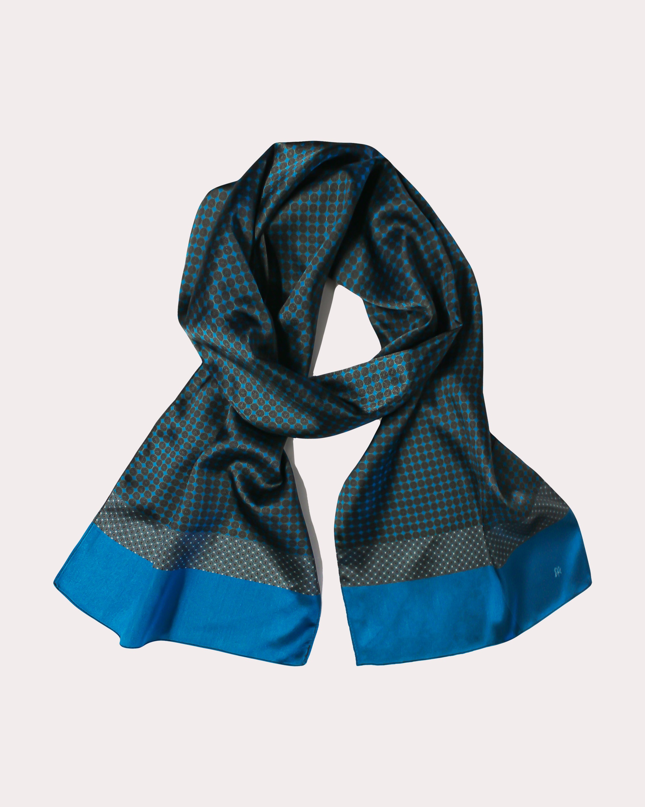 Medallion Satin Scarf