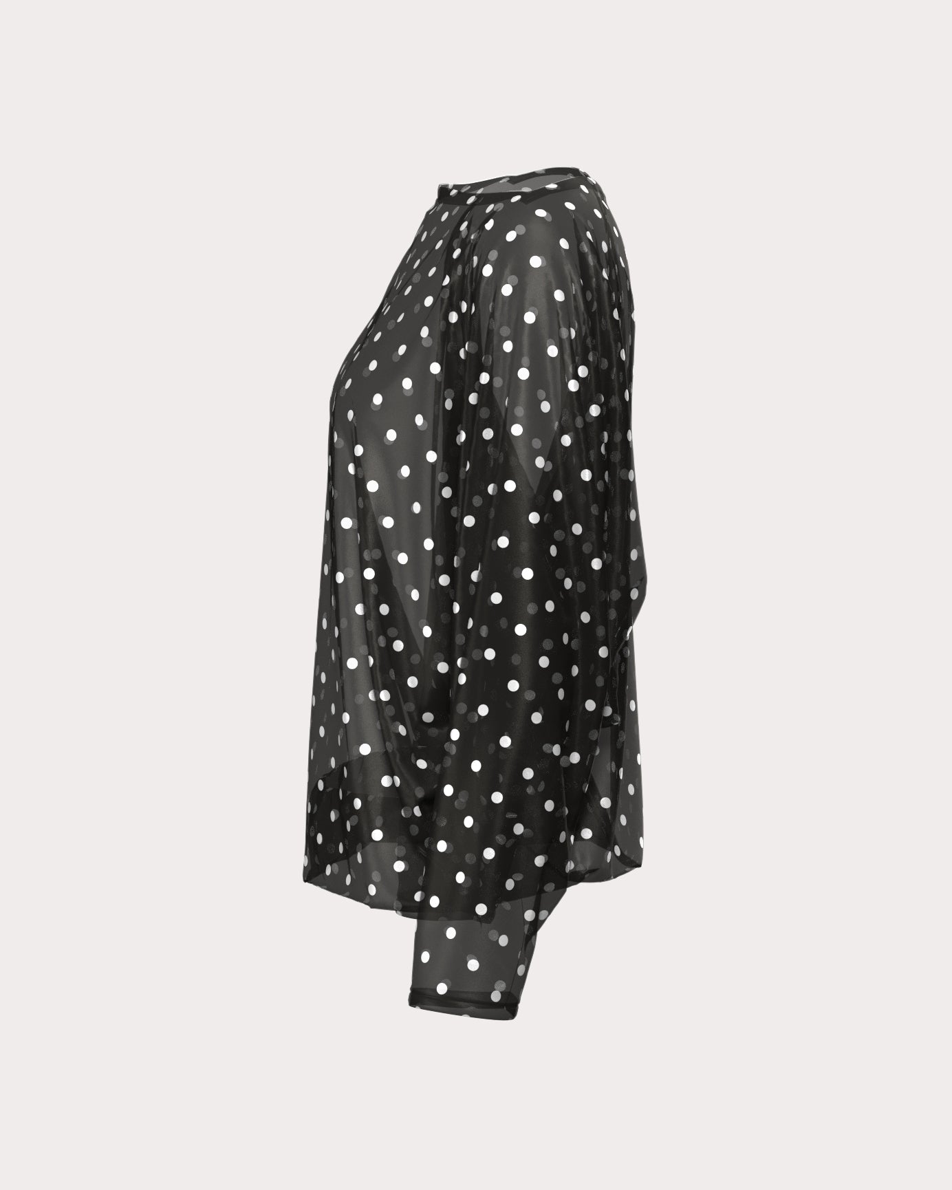 Polka Dots Batwing Shirt
