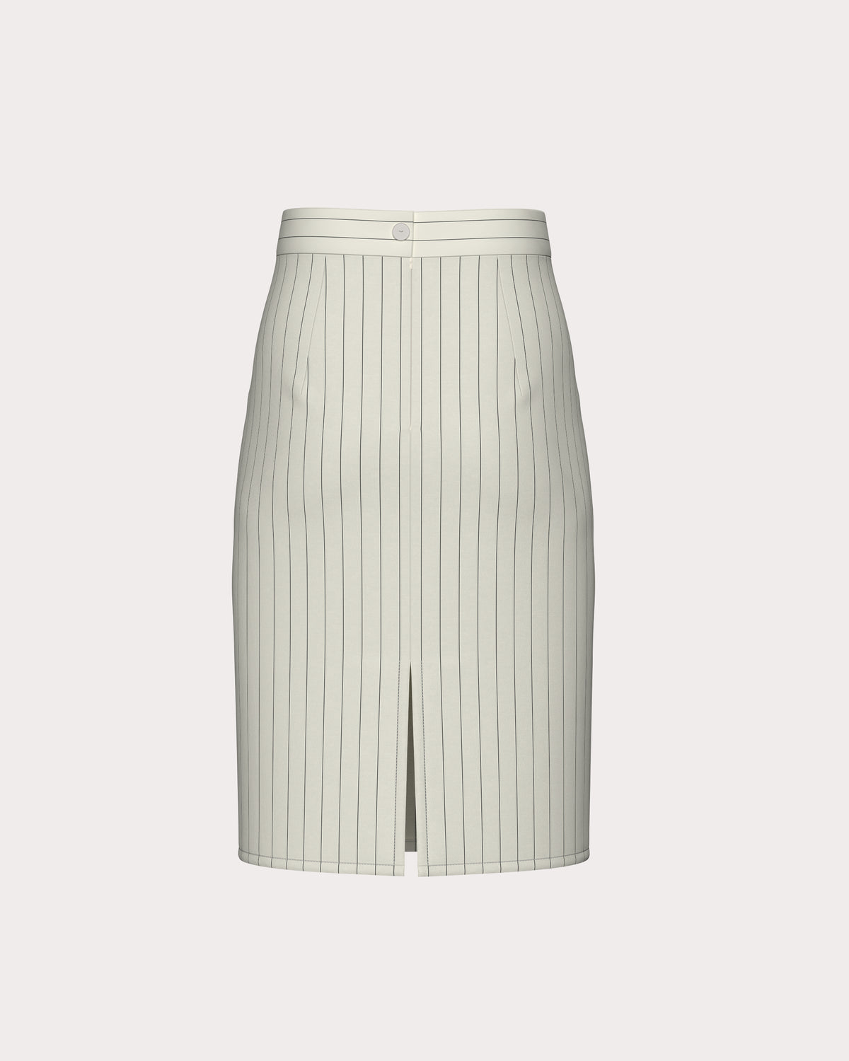 Pinstripe Pencil Skirt