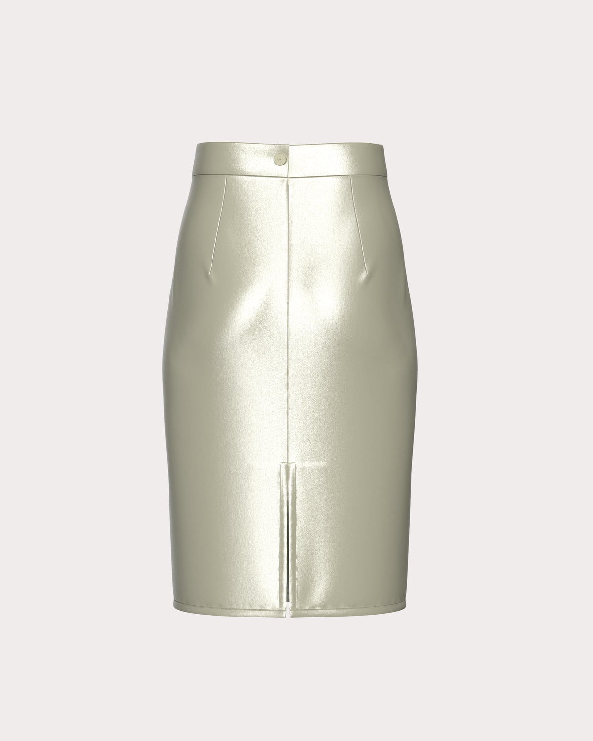 Satin Pencil Skirt