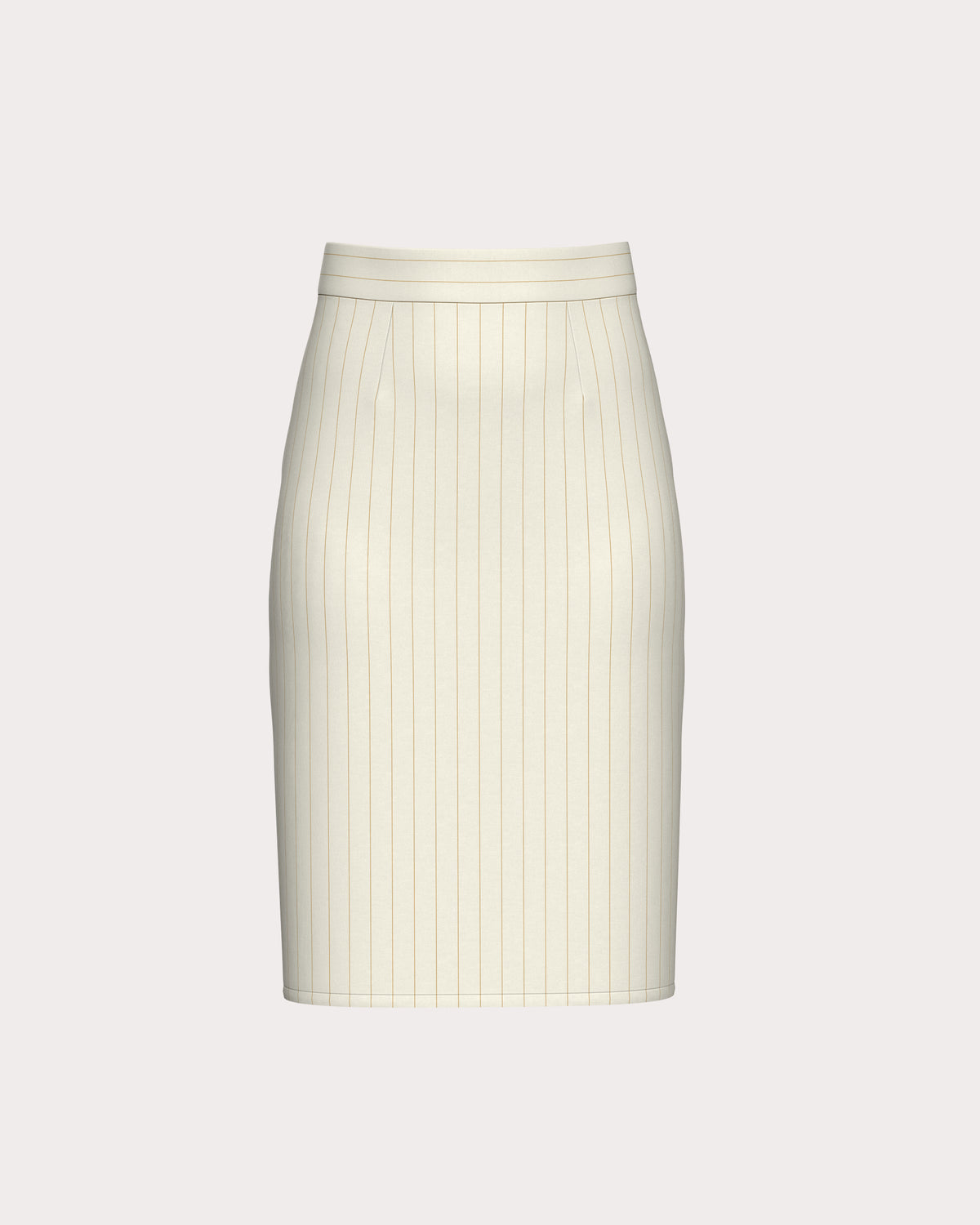 Pinstripe Pencil Skirt