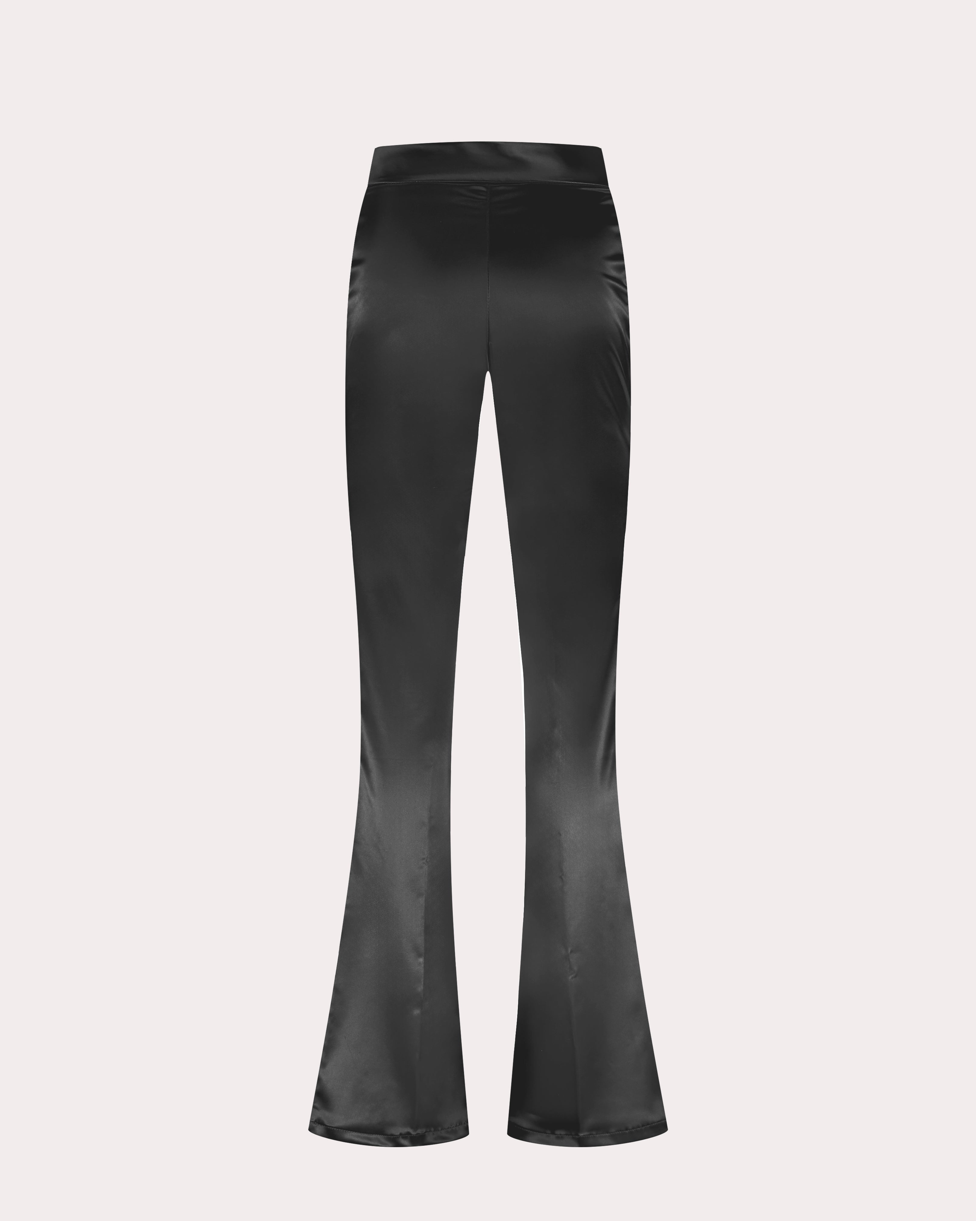 Women's Satin Flare Pants