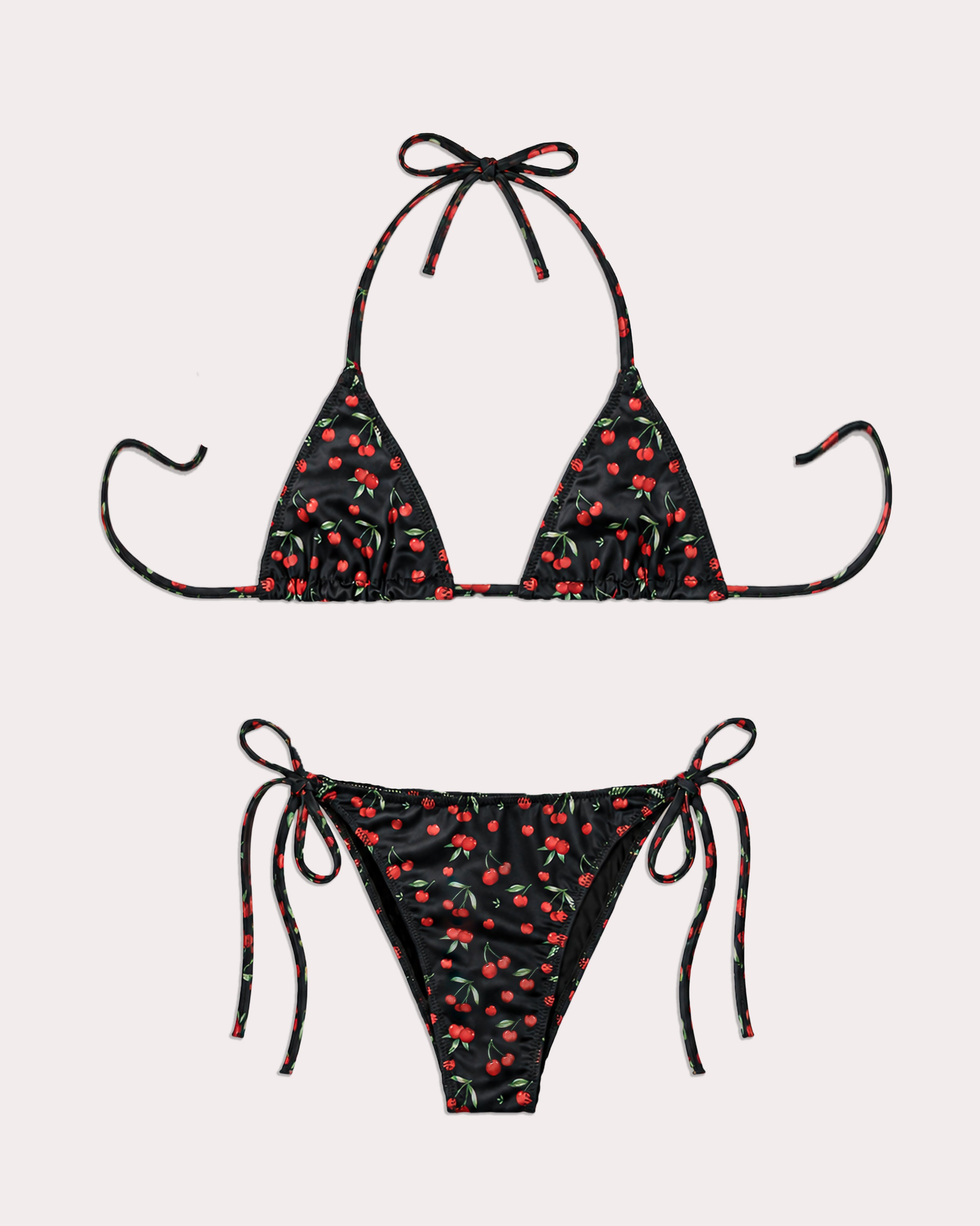 Serena Cherry Bikini Set