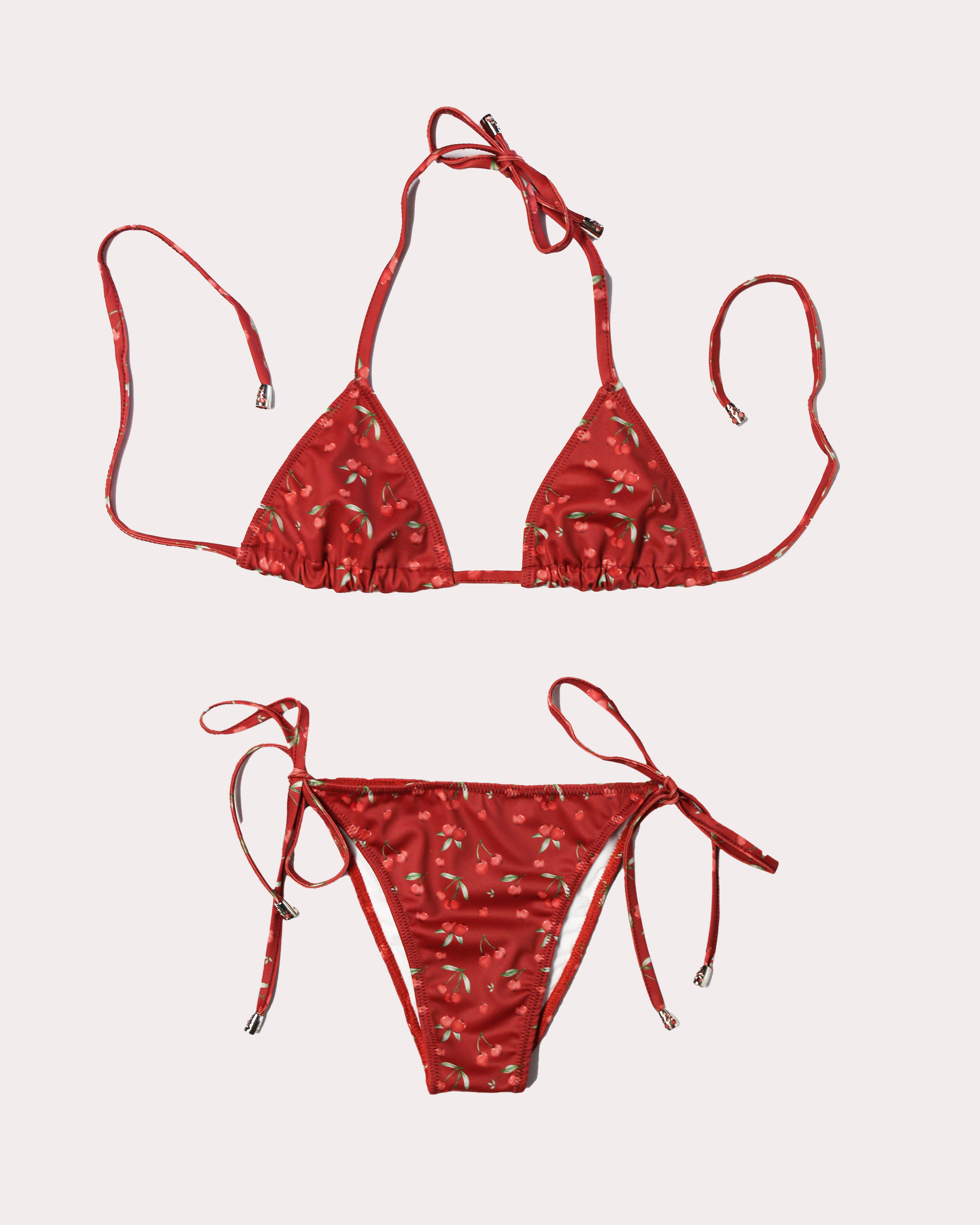Serena Cherry Bikini Set