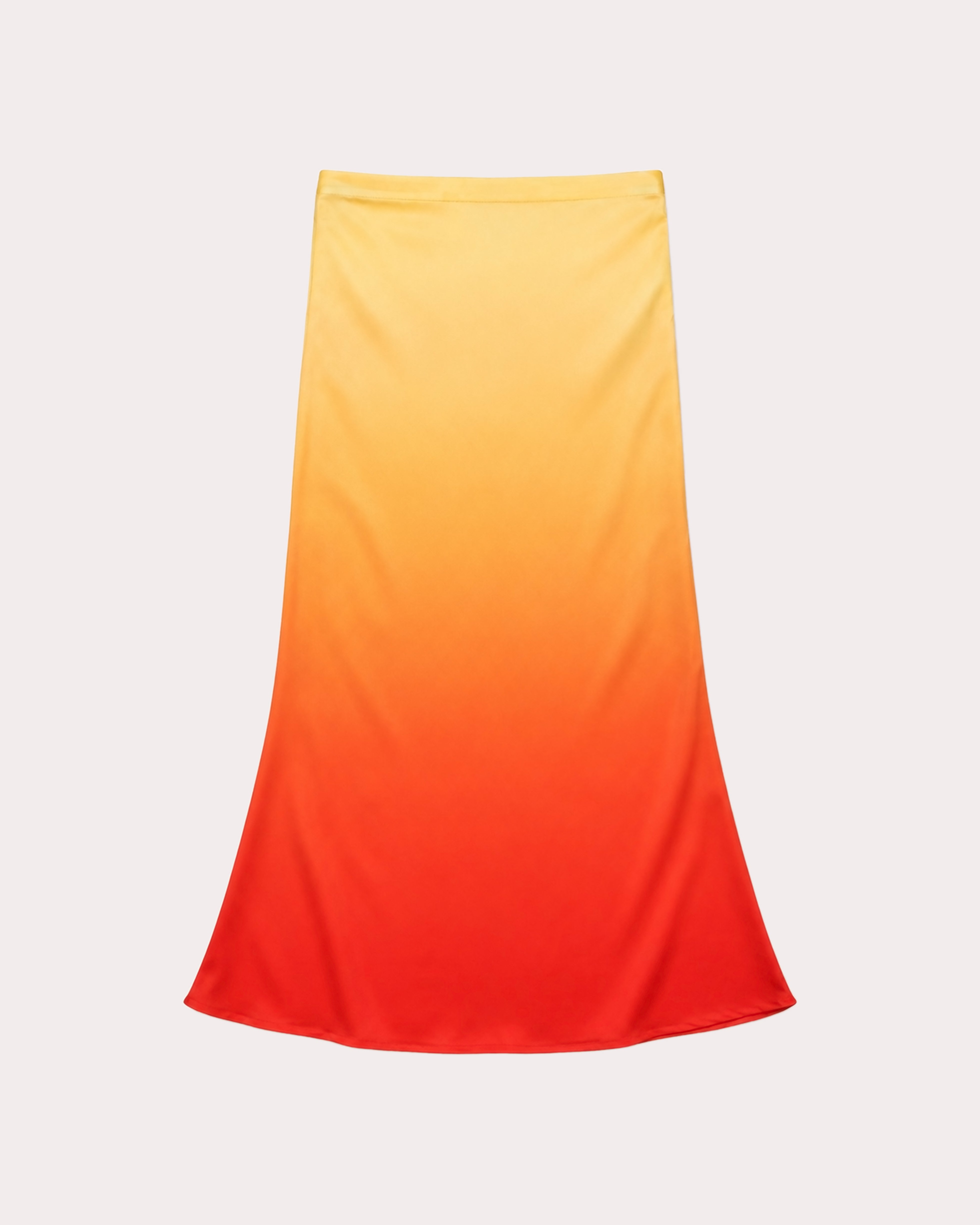 Flared Sheer Gradient Skirt