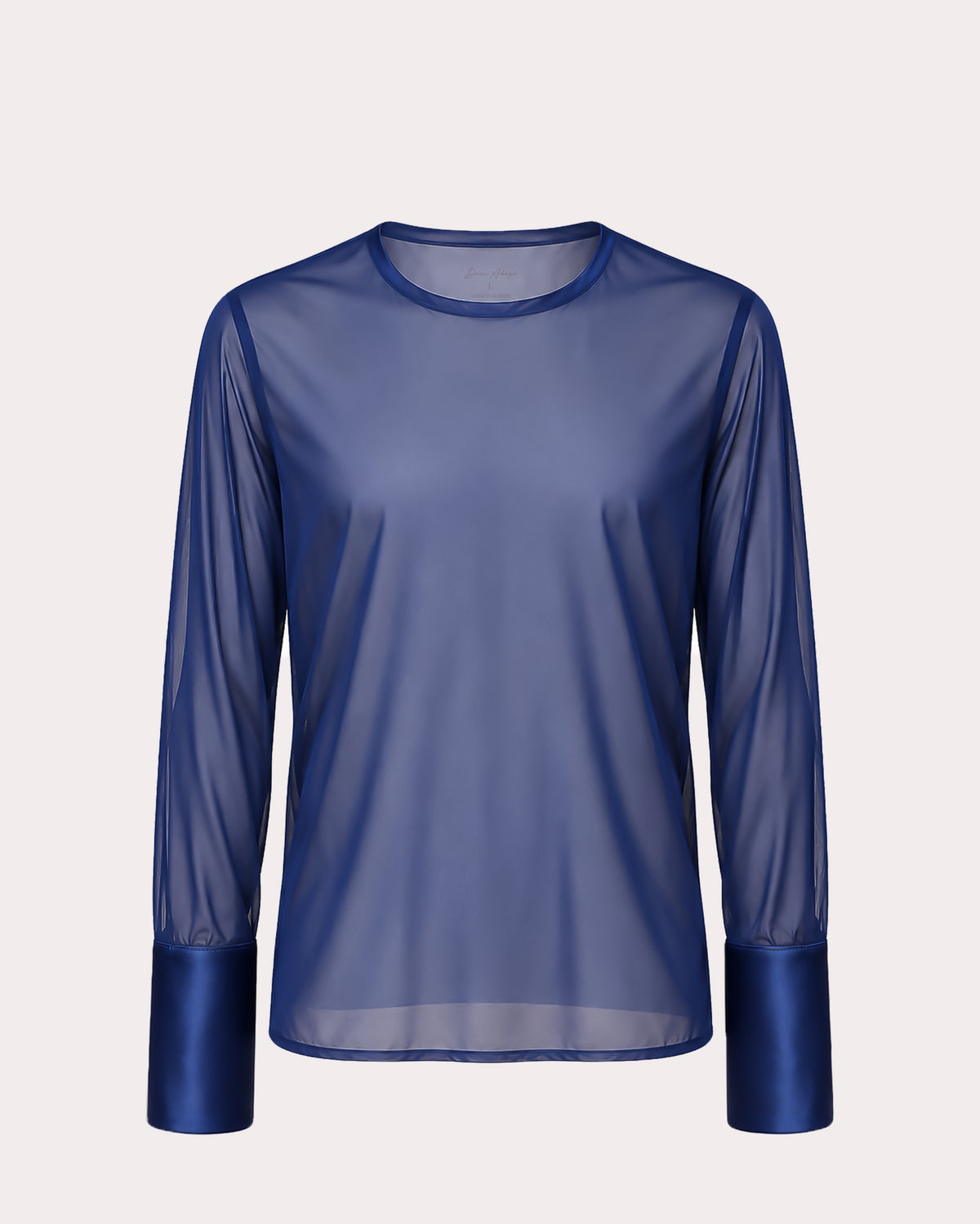 Long-Sleeved Sheer Shirt