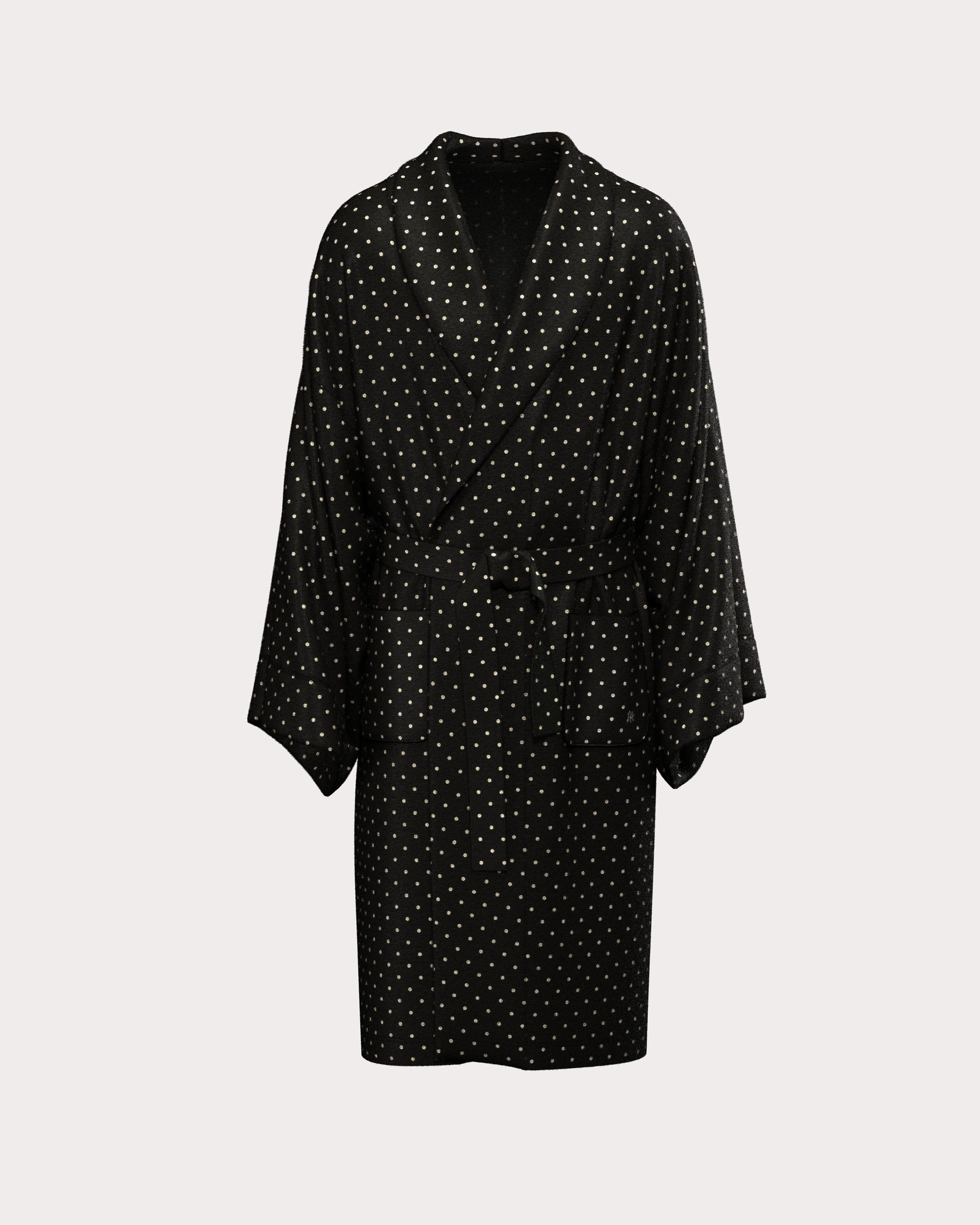 Polka Dot Robe de Chambre